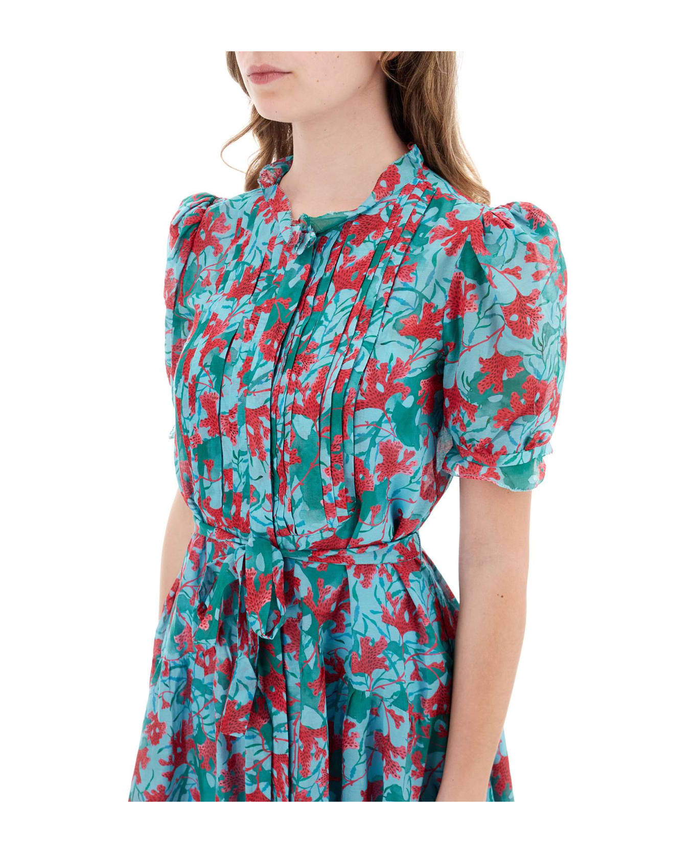 Saloni 'penny' Mini Shirt Dress - AQUARIUM (Light blue)