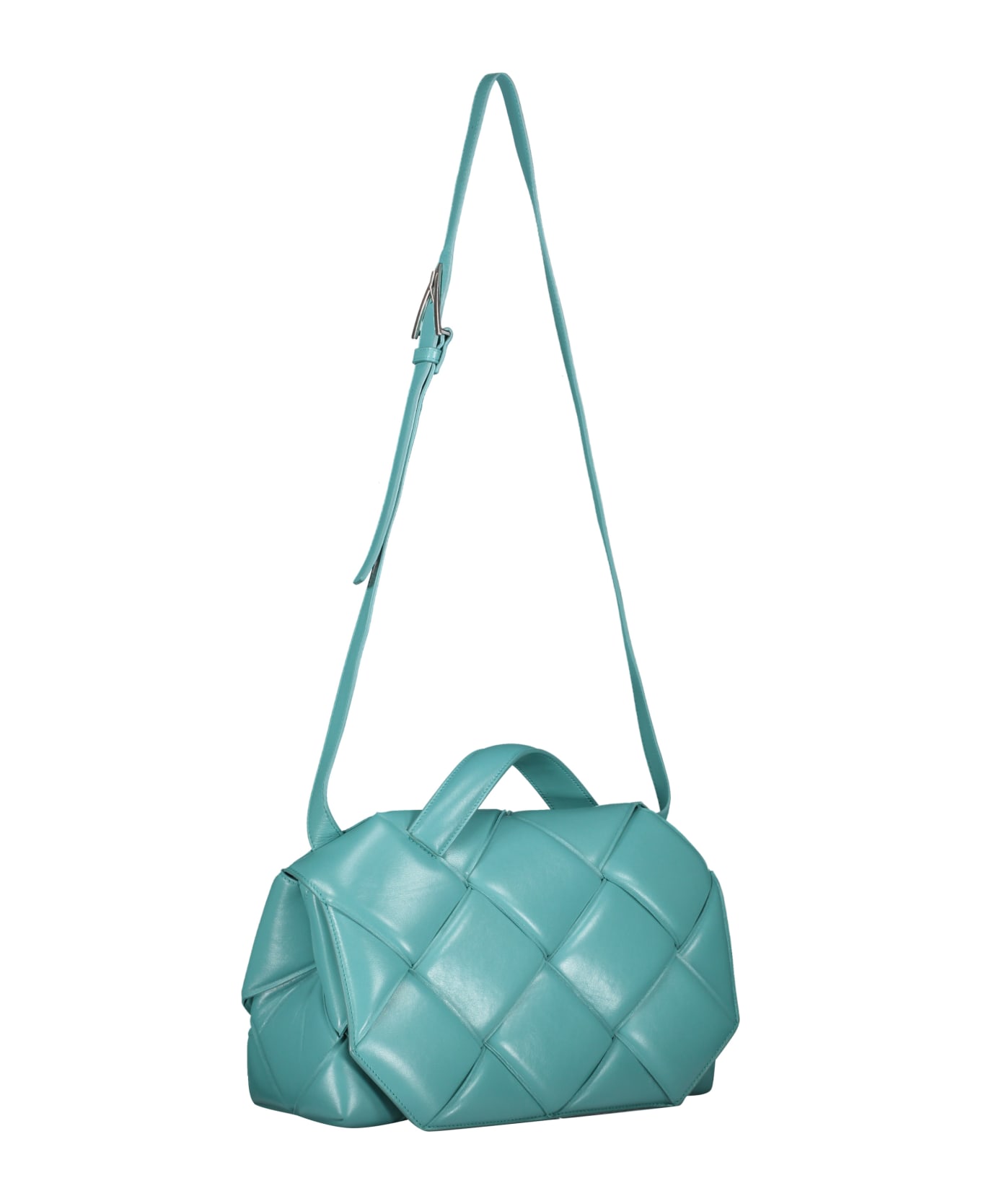 Bottega Veneta Intrecciato Nappa Handbag - Light Blue