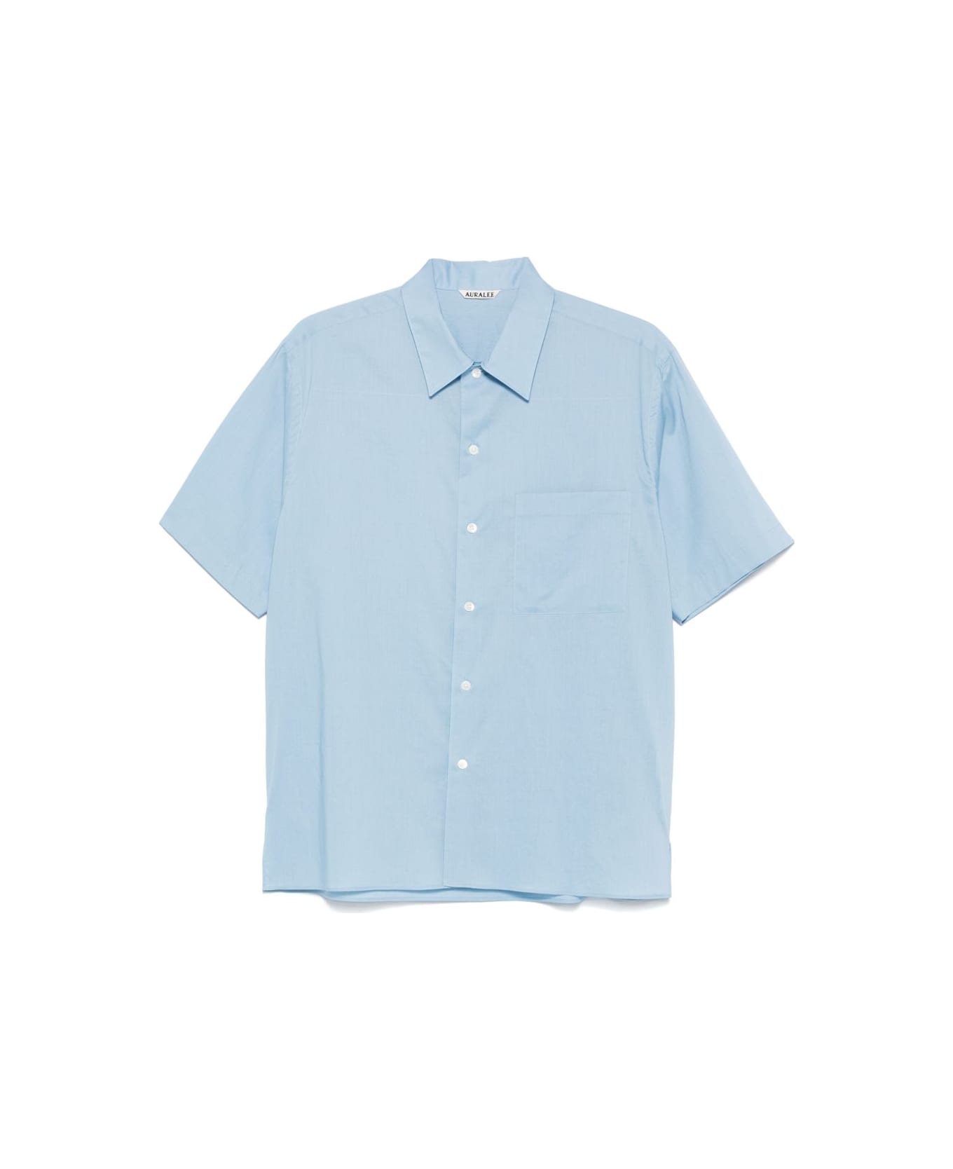 Auralee Cotton Shirt - Clear Blue
