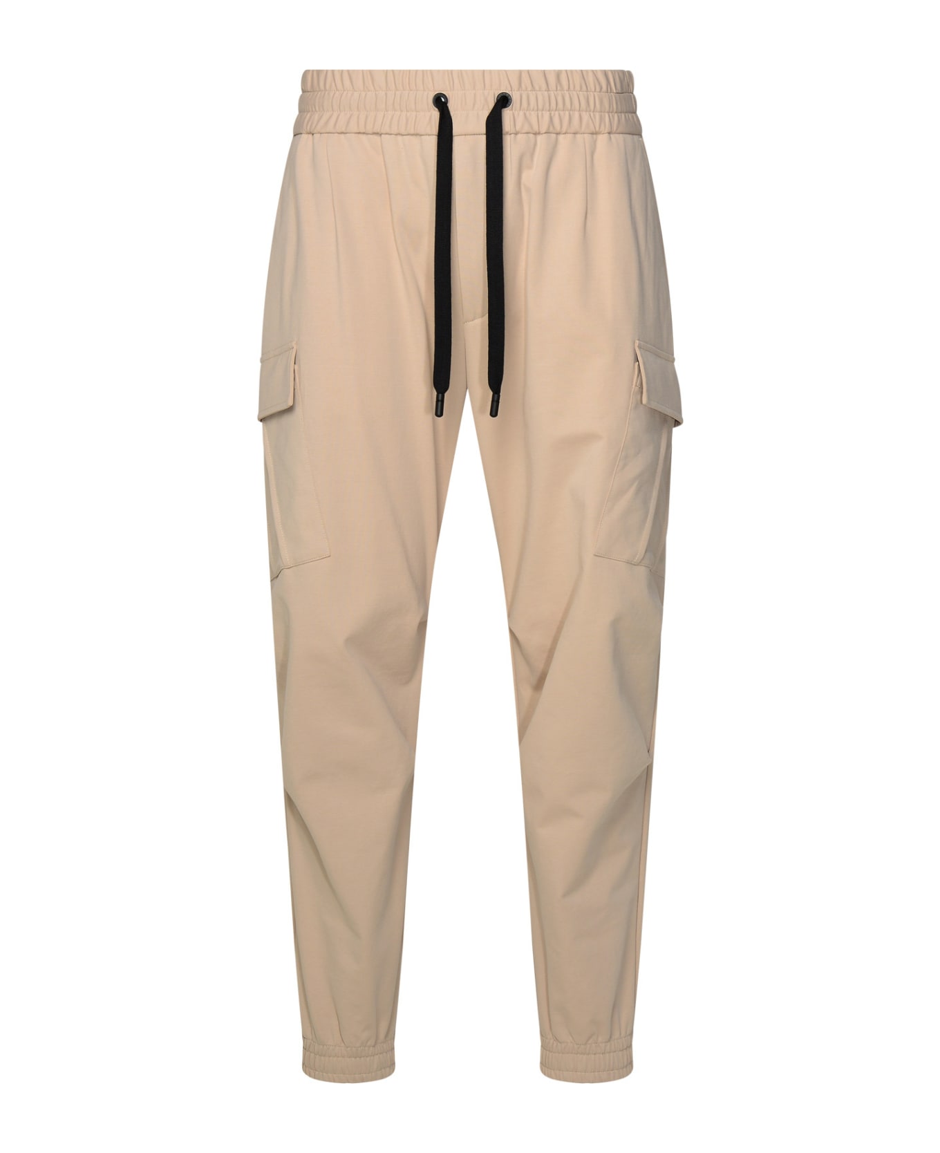 Dolce & Gabbana Cotton Blend Trousers - Beige medio