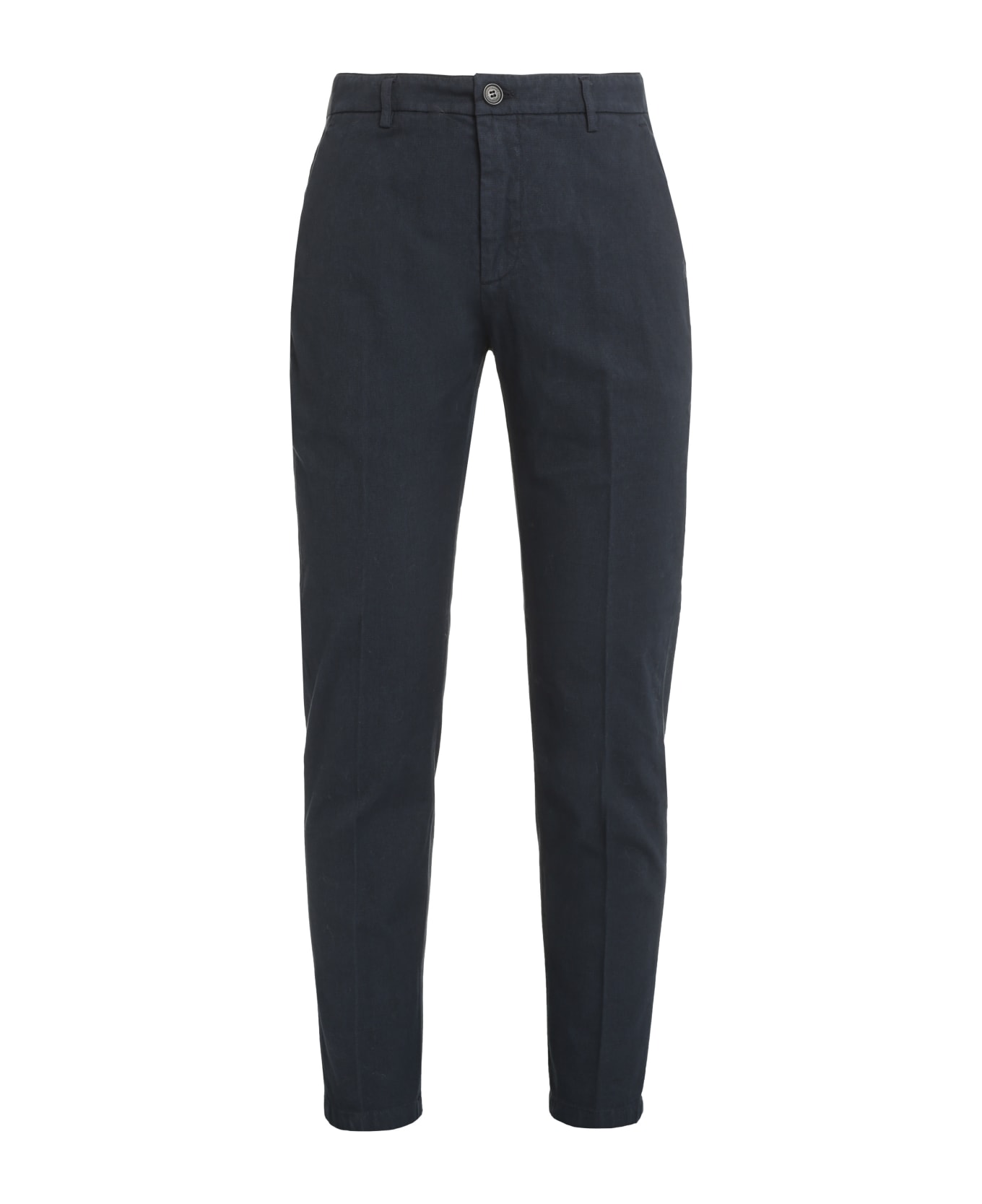 Department Five Stretch Cotton Chino Trousers - blue