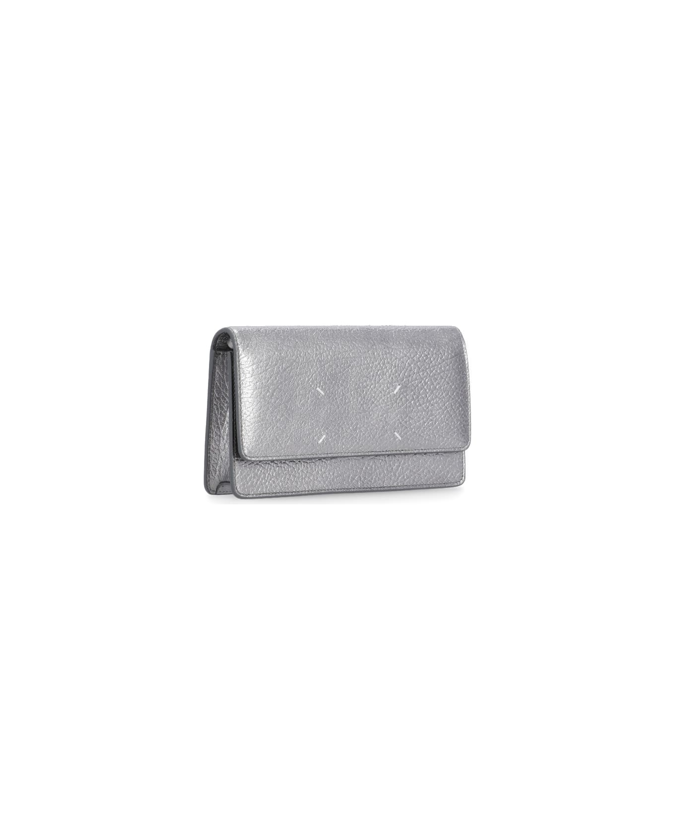 Maison Margiela Wallet On Chain - Silver