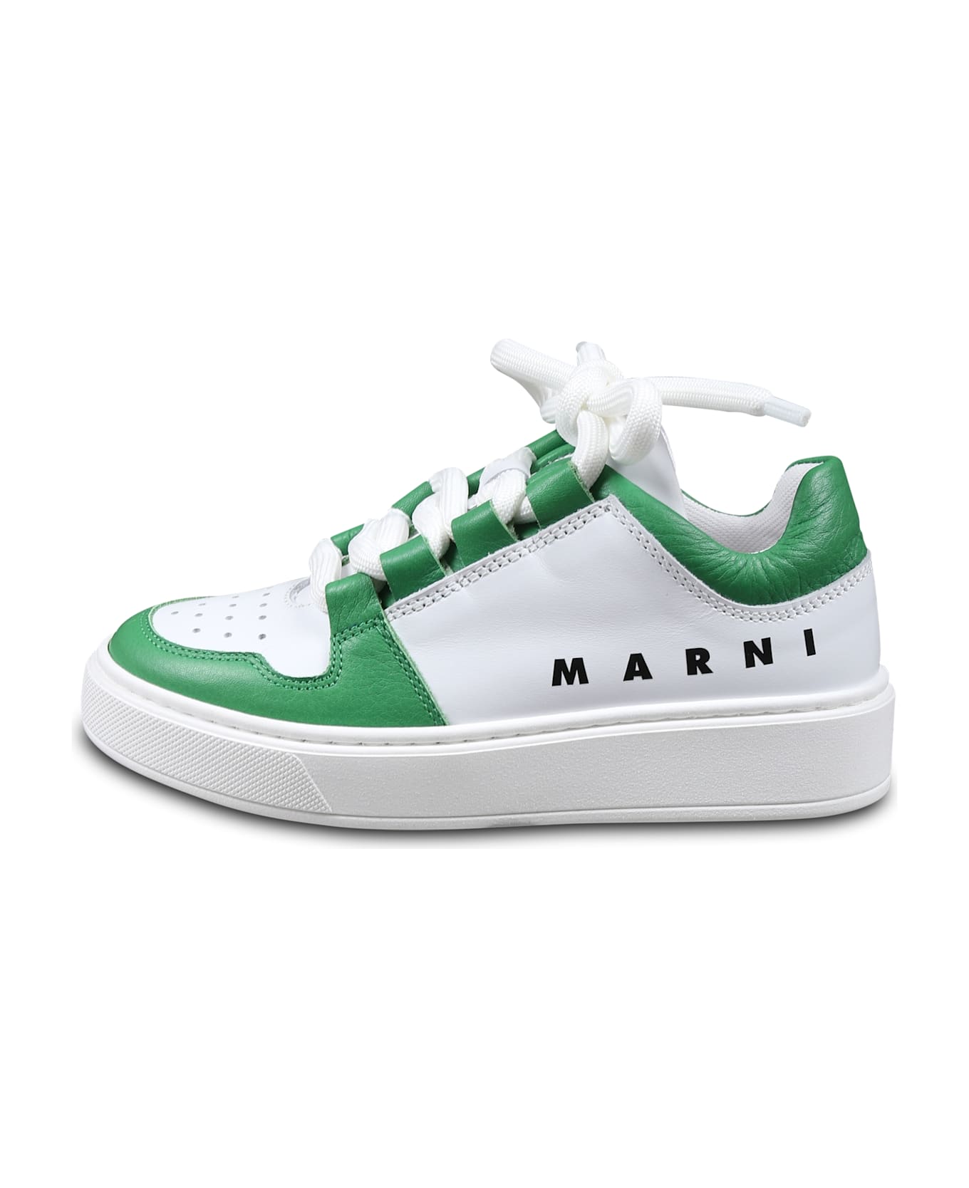 Marni White Sneakers For Kids With Logo - White