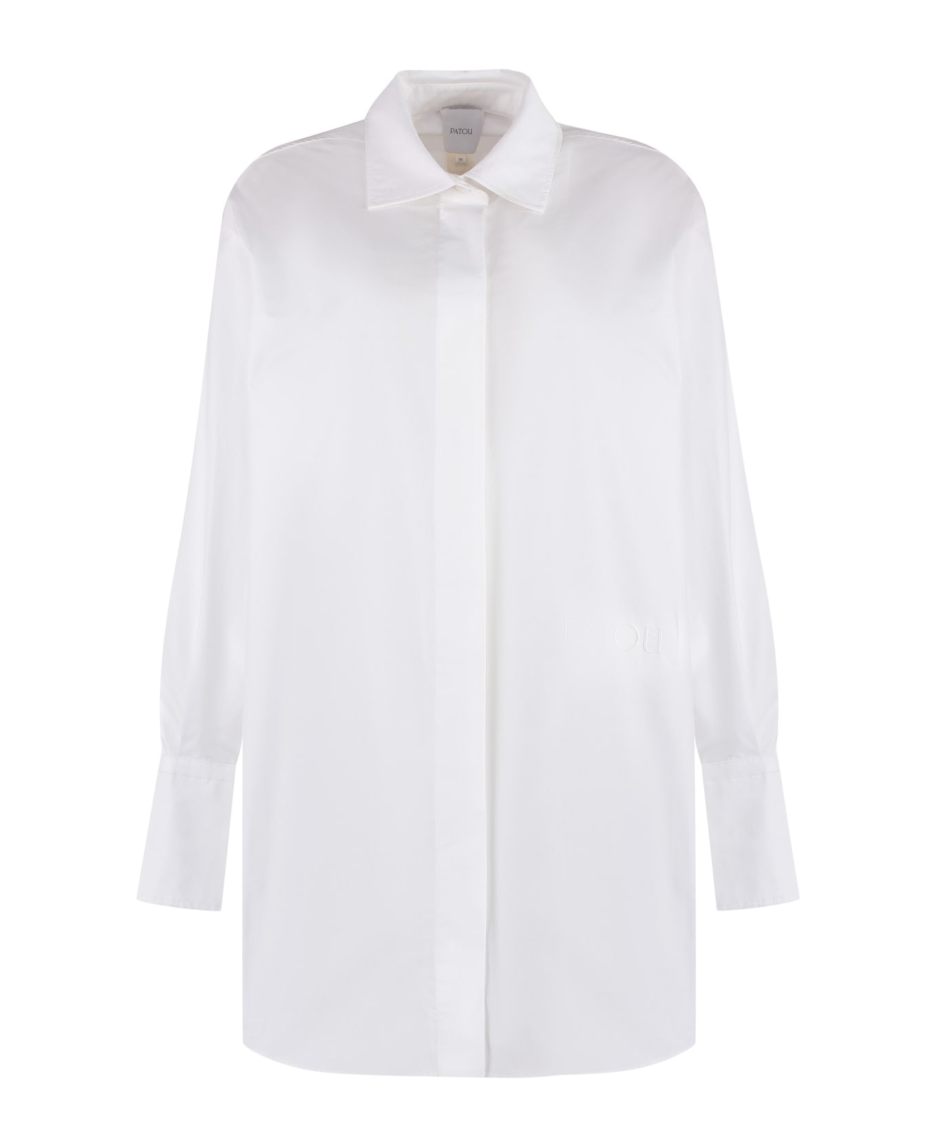 Patou Cotton Shirtdress - White