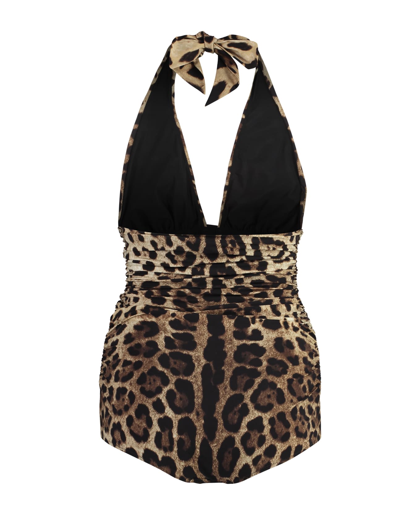 Dolce And & Gabbana Leopard Print One-piece Swimsuit - Animalier