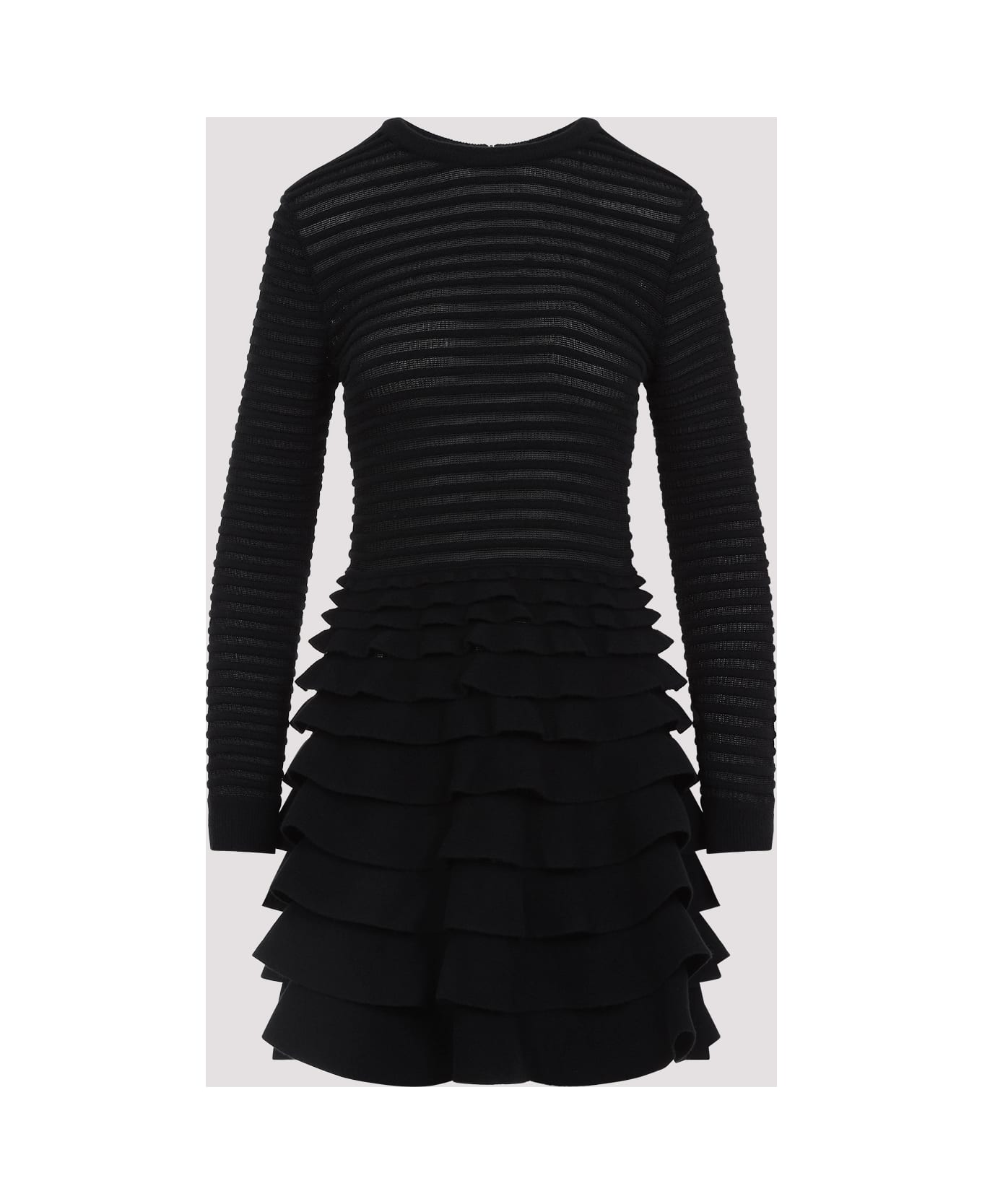 Valentino Knit Mini Dress - No Nero