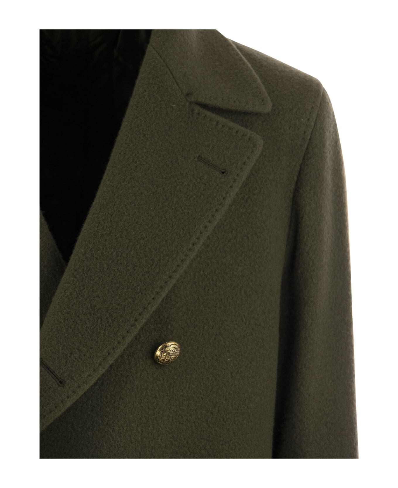 Tagliatore Arden - Double-breasted Wool Coat - Military Green コート