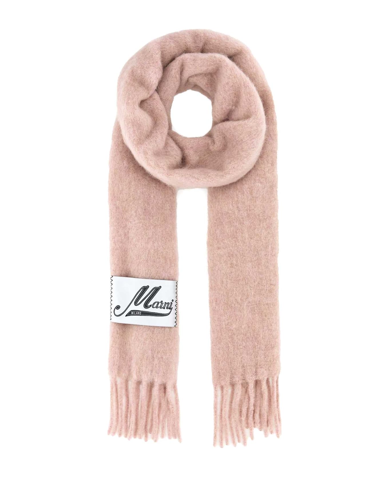 Marni Pink Alpaca Blend Scarf - MAGNOLIA