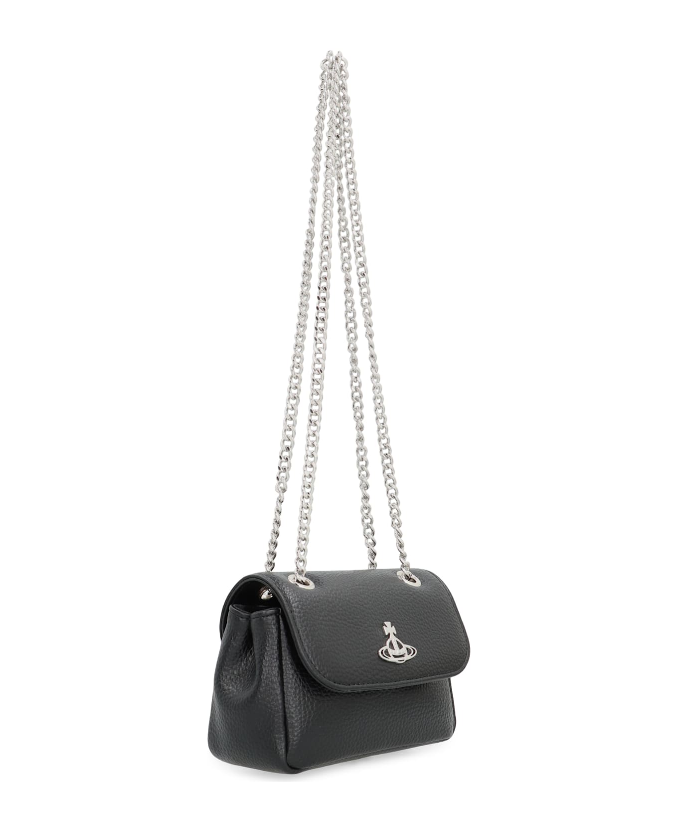 Vivienne Westwood Mini Shoulder Bag Purse Chain - black