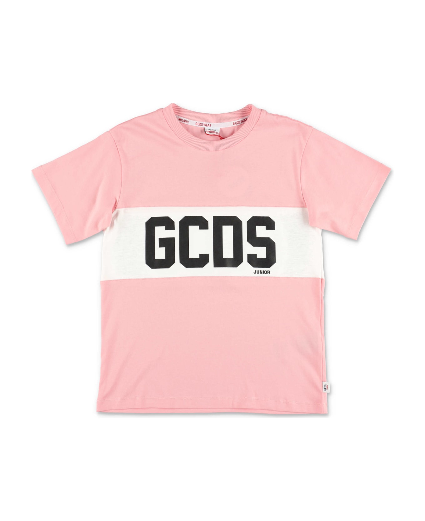 GCDS Mini Gcds T-shirt Rosa In Jersey Di Cotone - PINK Tシャツ＆ポロシャツ