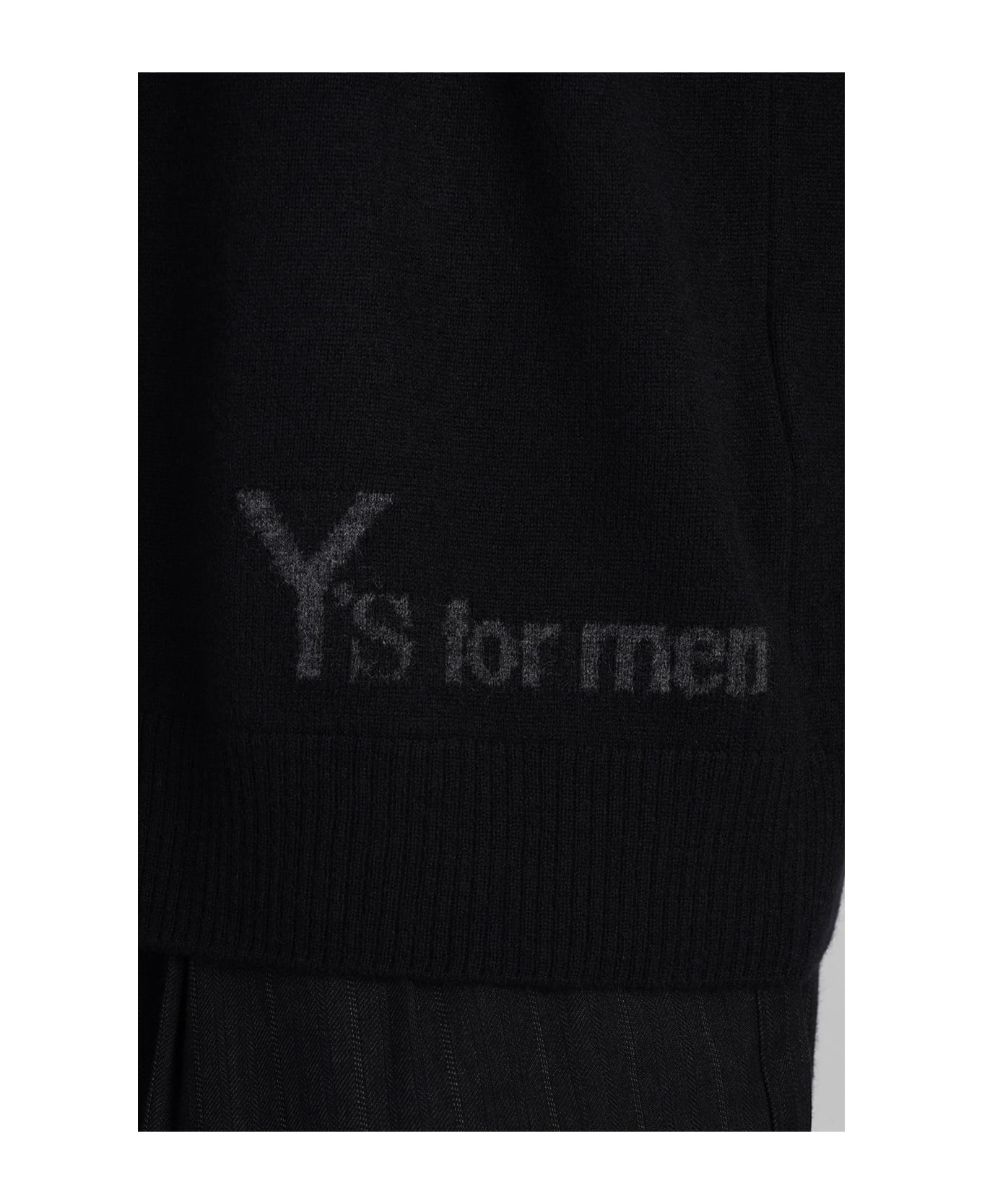 Yohji Yamamoto Knitwear In Black Wool - black