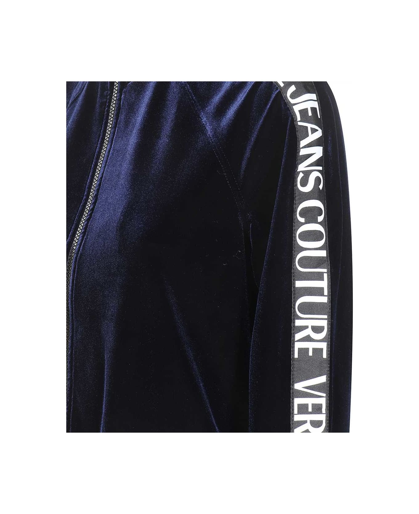 Versace Jeans Couture Full Zip Hoodie - blue