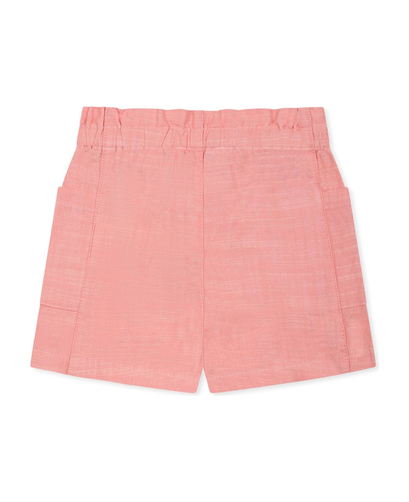 Bonpoint Pink Shorts For Baby Girl With Cherries - Pink