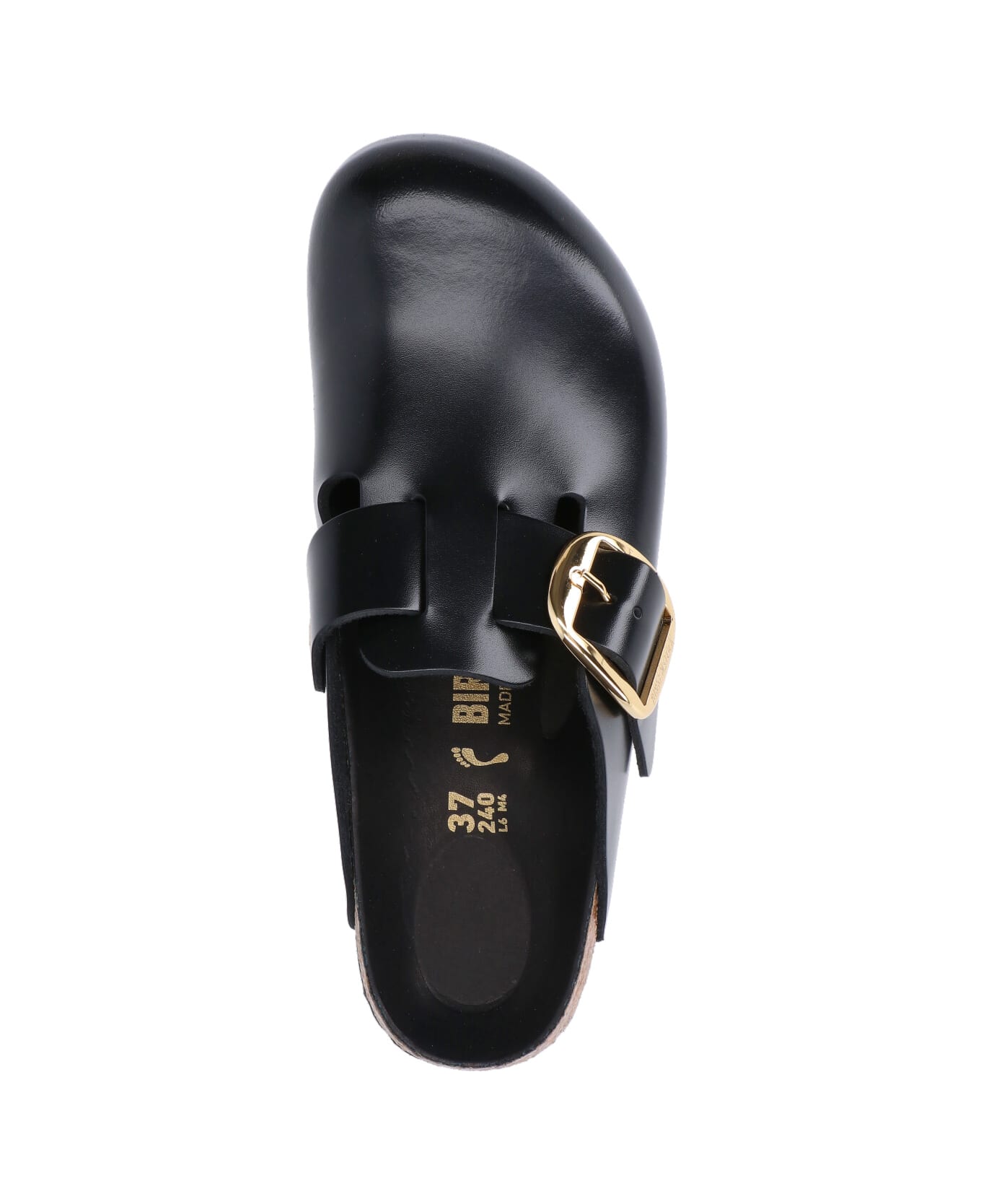 Birkenstock "boston Big Buckle" Mules - Black  