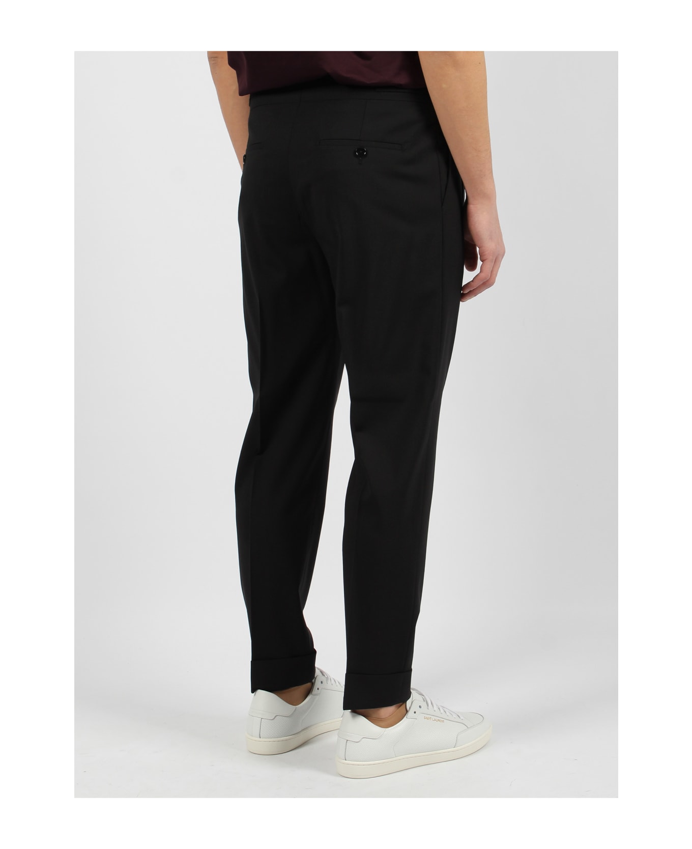 Be Able Robby Pleated Pants - Black