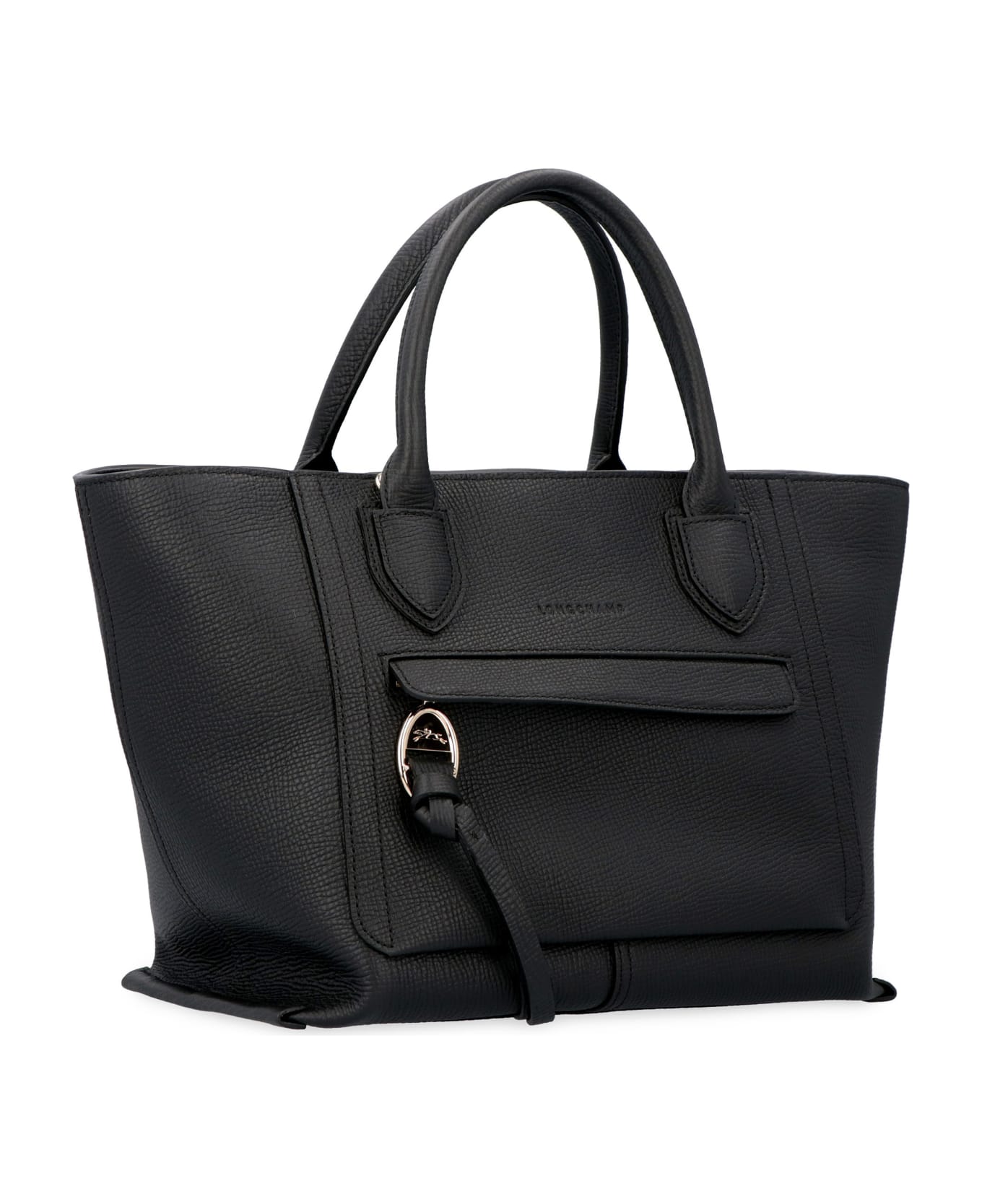 Longchamp Mailbox Leather Bag - black