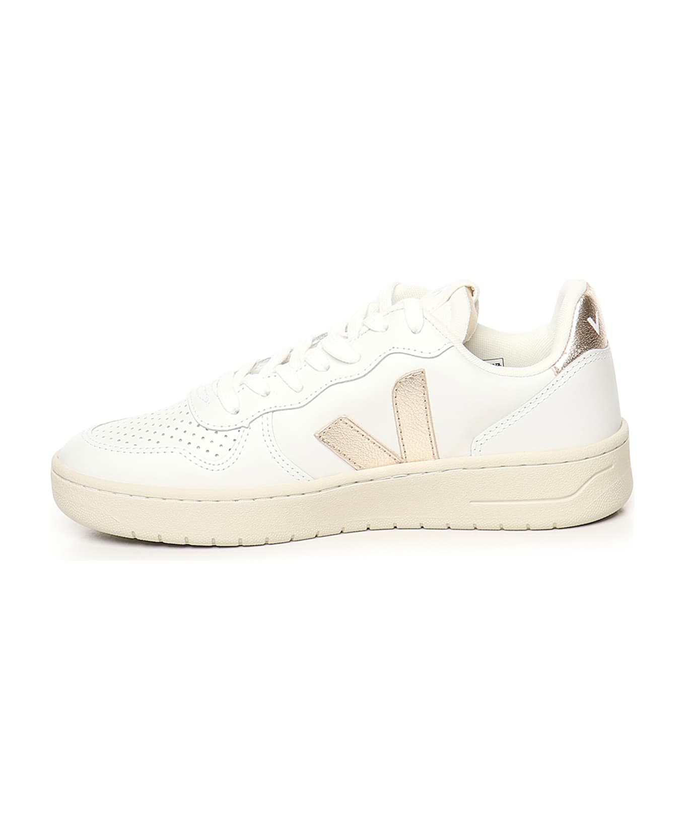 Veja Sneakers V-10 - EXTRA-WHITE_PLATINE