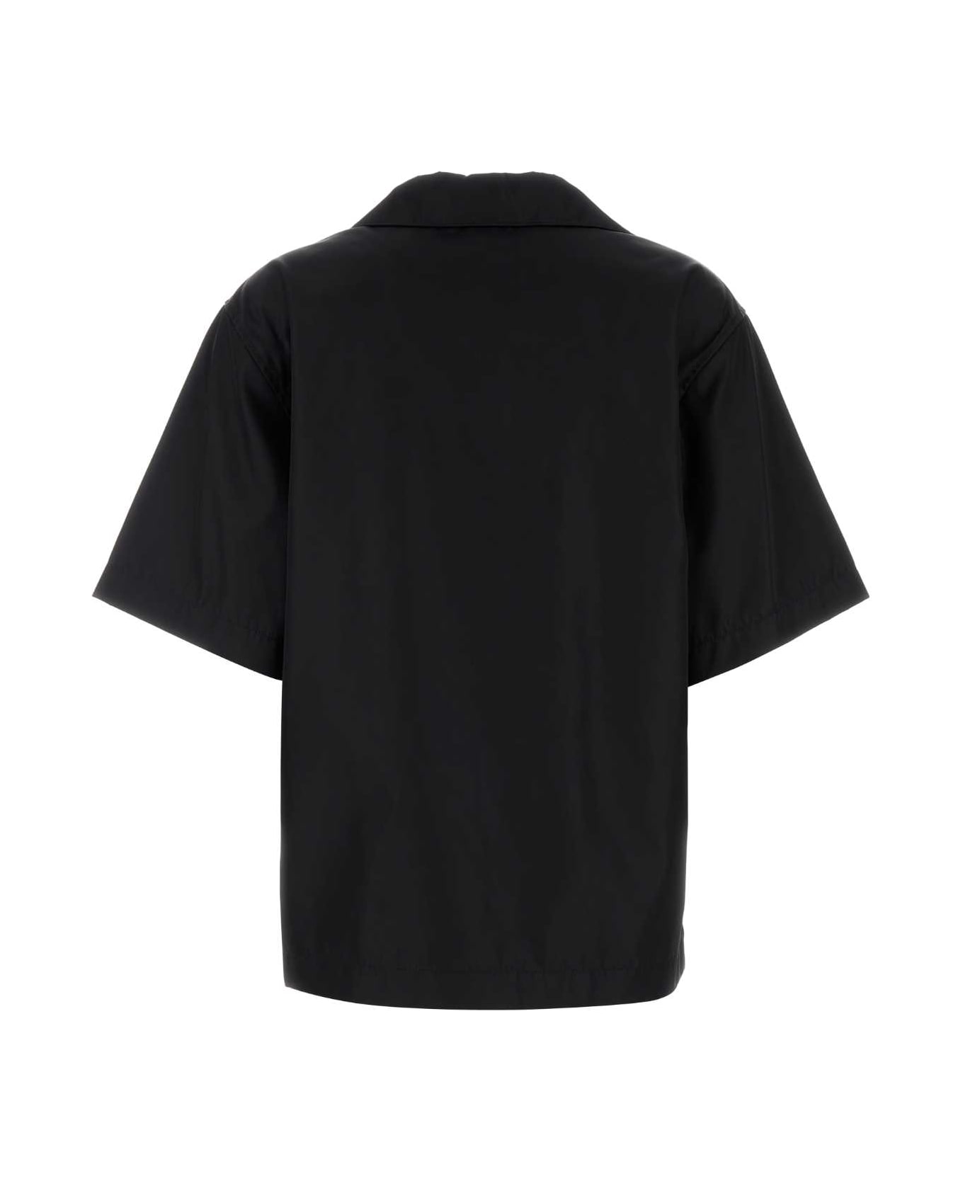 Prada Black Gabardine Shirt - NERO