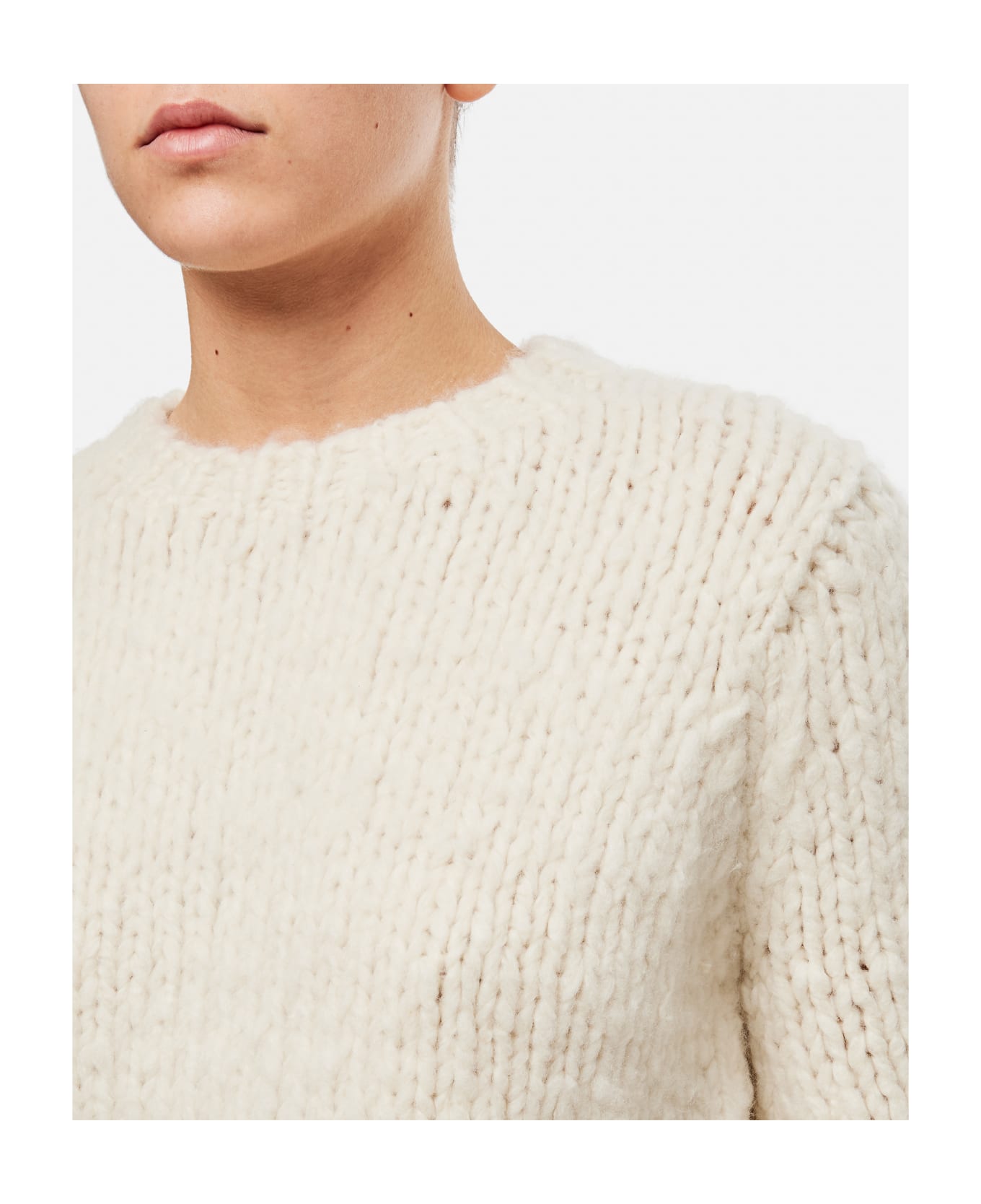 Gabriela Hearst Cashmere Crewneck Sweater - White