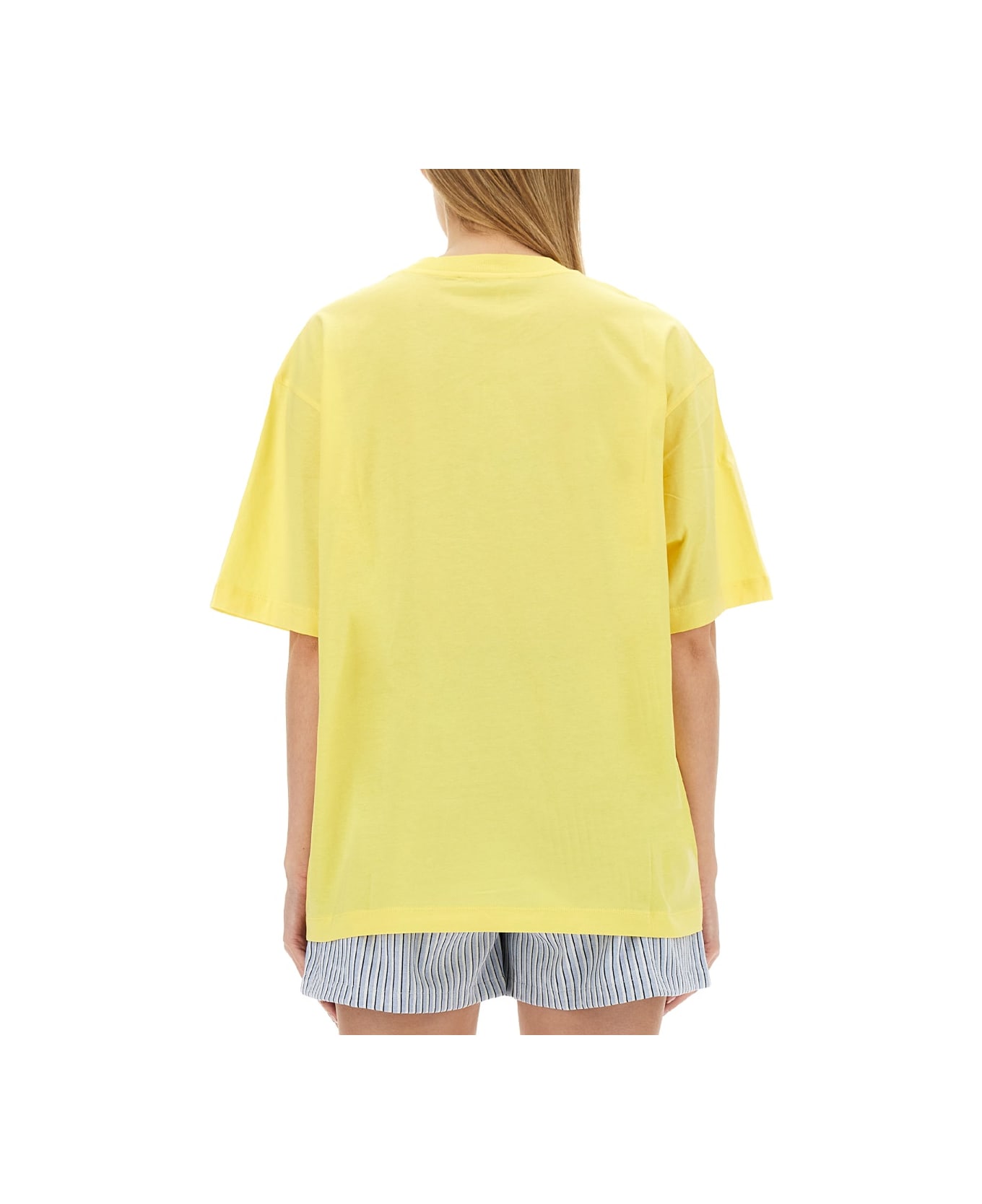 Marni T-shirt With Logo - YELLOW Tシャツ