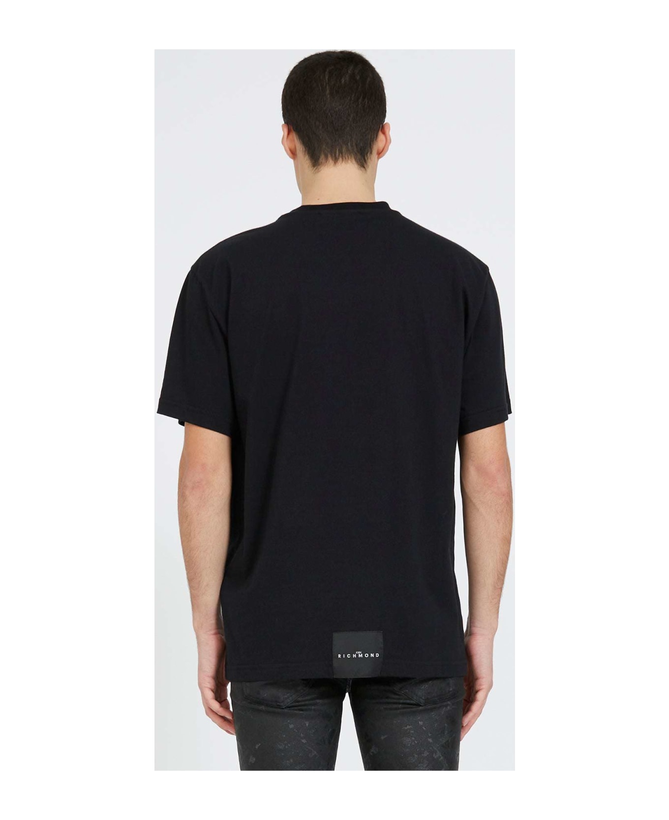 John Richmond T-shirt With Print On The Front - Nero シャツ