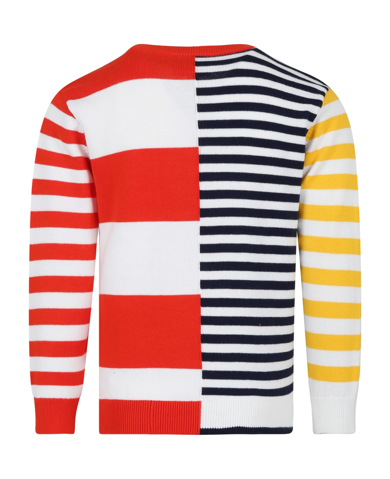 Kenzo Kids Multicolored Sweater For Boy With Logo - Multicolor ニットウェア＆スウェットシャツ