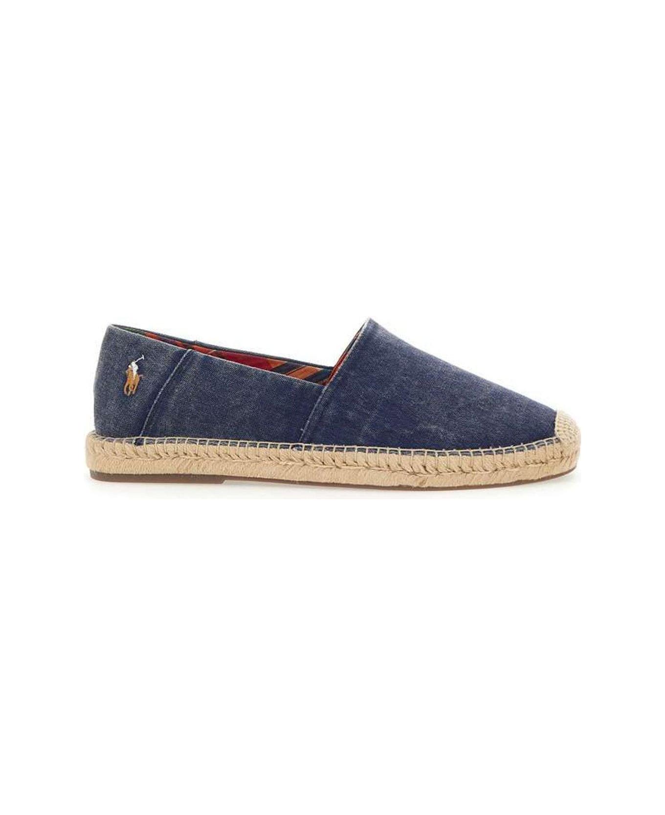 Polo Ralph Lauren Cotton Canvas Espadrilles - Blue