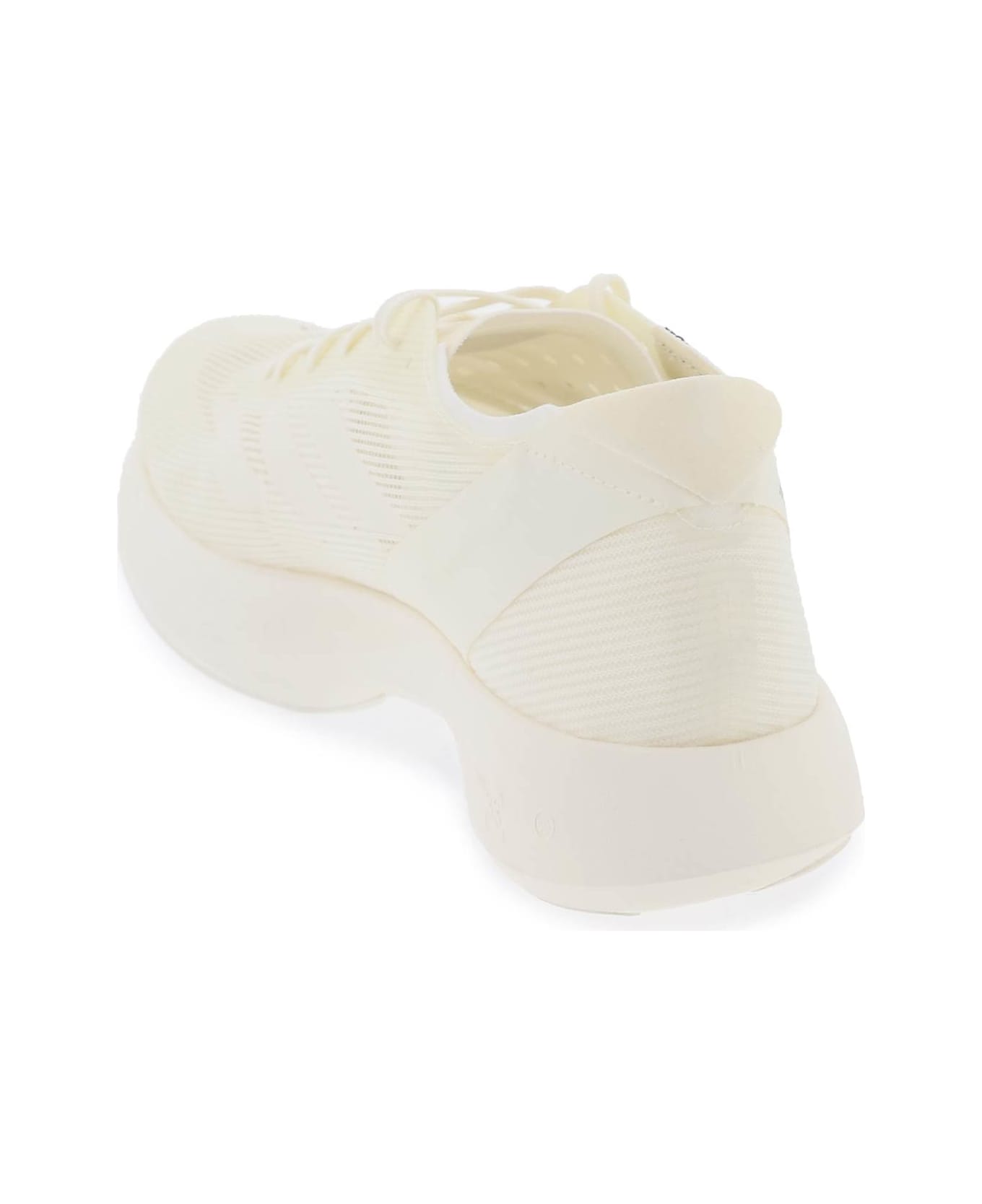 Y-3 'takumi Sen 10' White Fabric Sneakers - Ivory スニーカー