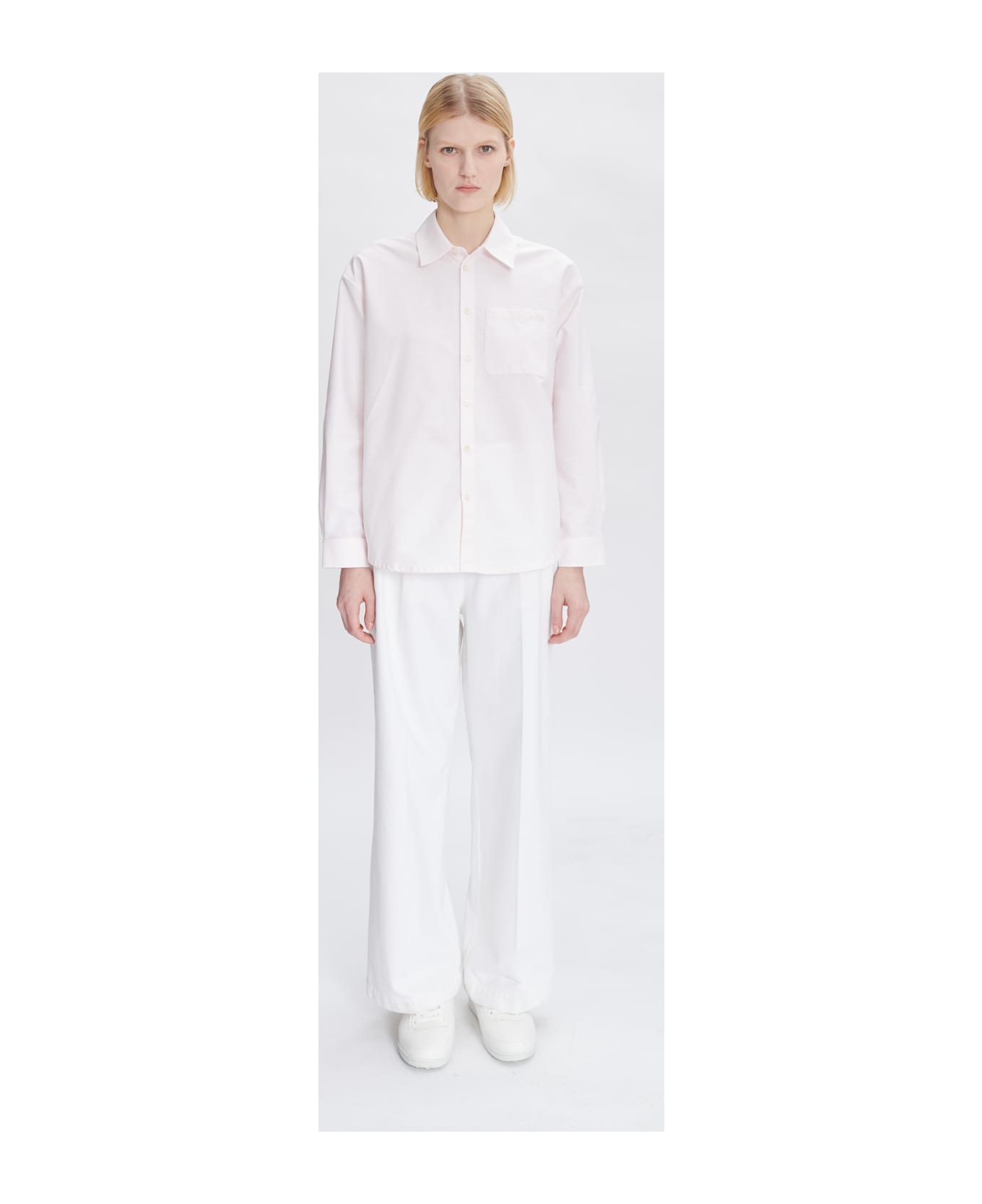 A.P.C. Chemise Boyfriend Brodee - Fab Rose Pale