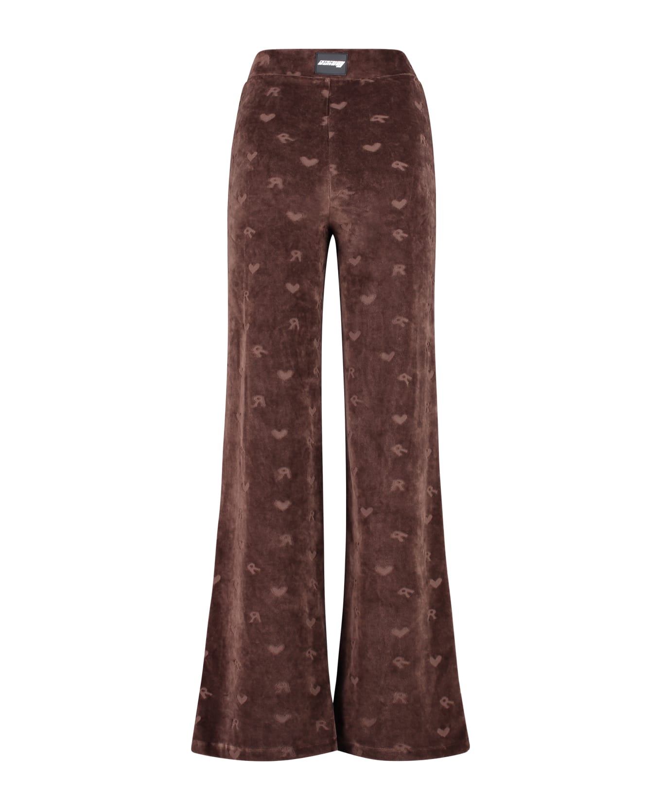 Rotate by Birger Christensen Velour Logo Trousers - brown