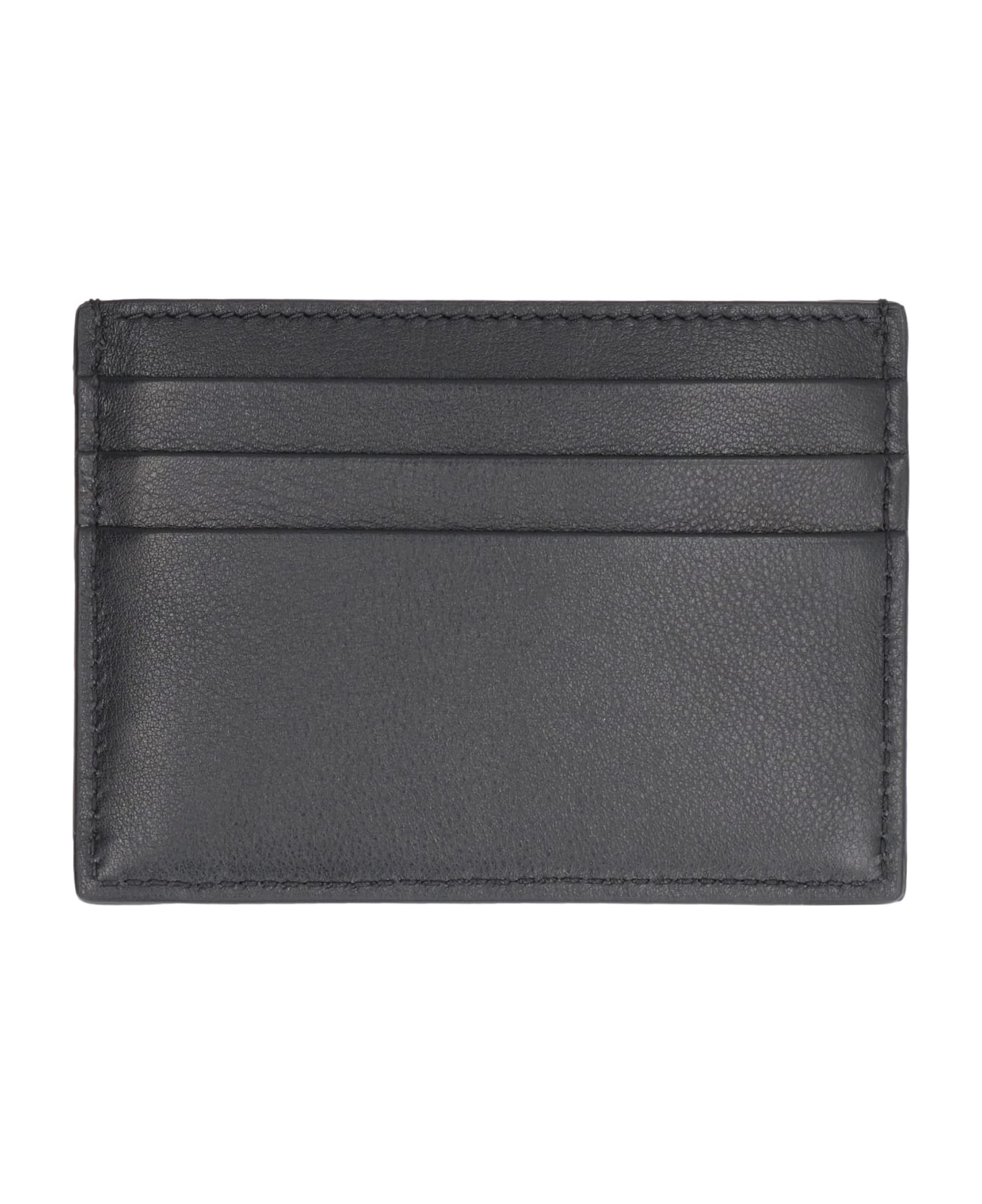Alexander McQueen Leather Card Holder - black