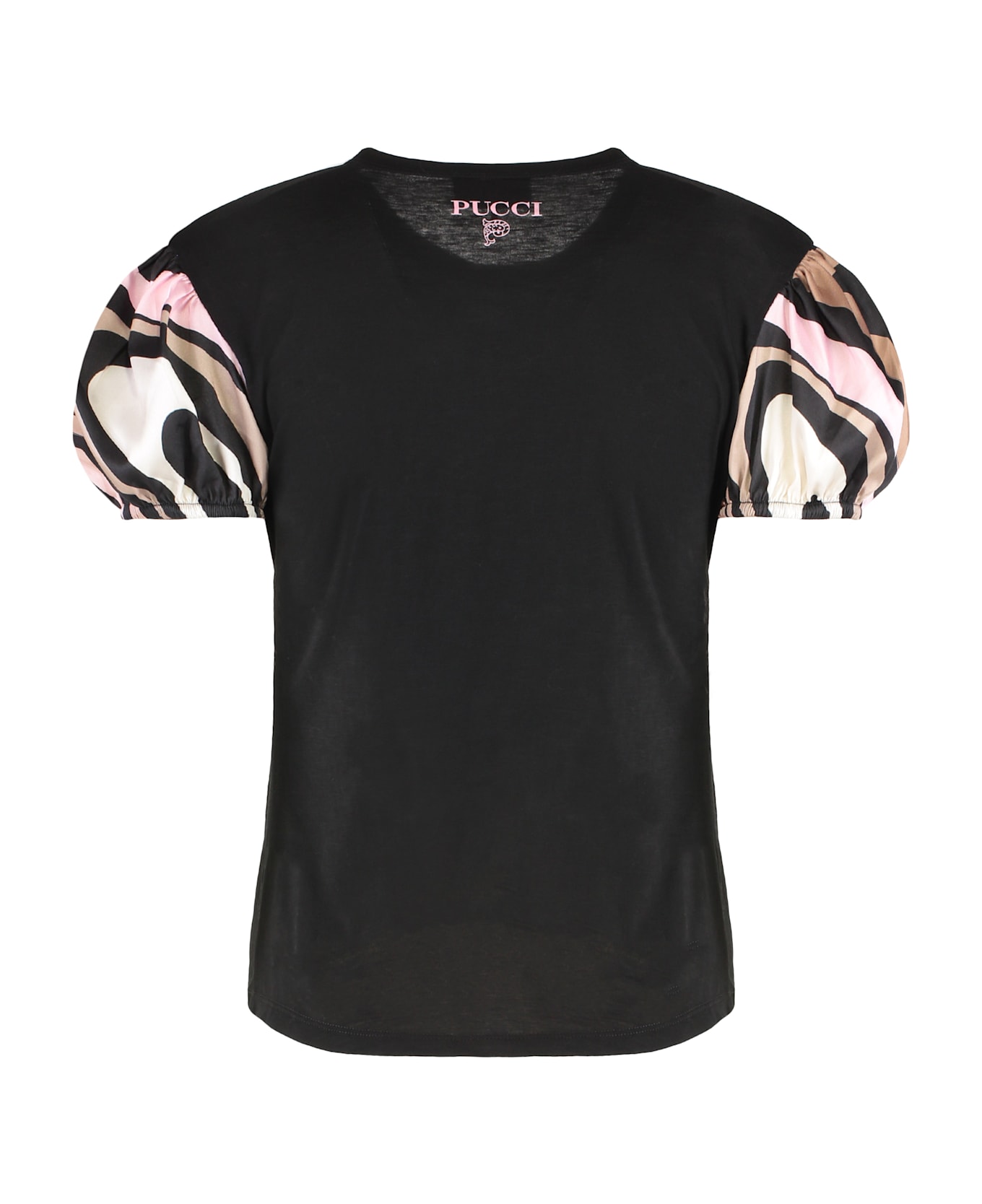 Pucci T-shirt In Cotton - black