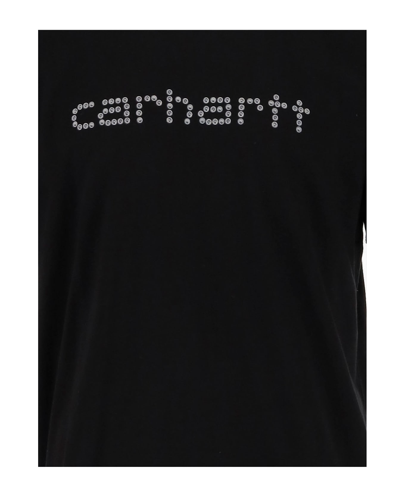 Carhartt Cotton T-shirt With Logo - Black
