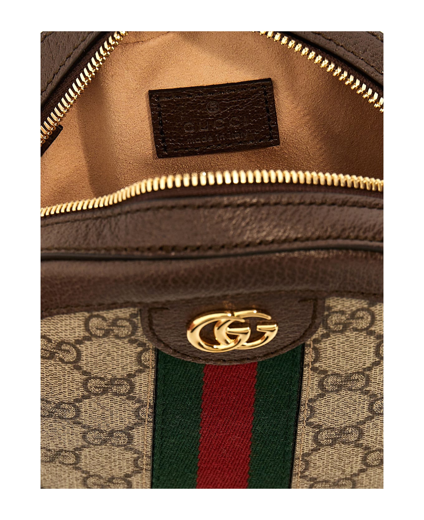 Gucci 'ophidia' Crossbody Bag - Brown