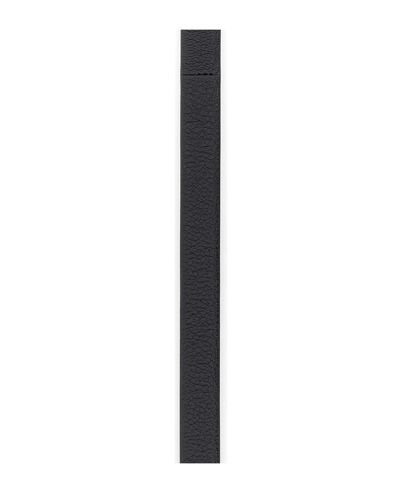 Tom Ford Black Leather Belt - BLACK
