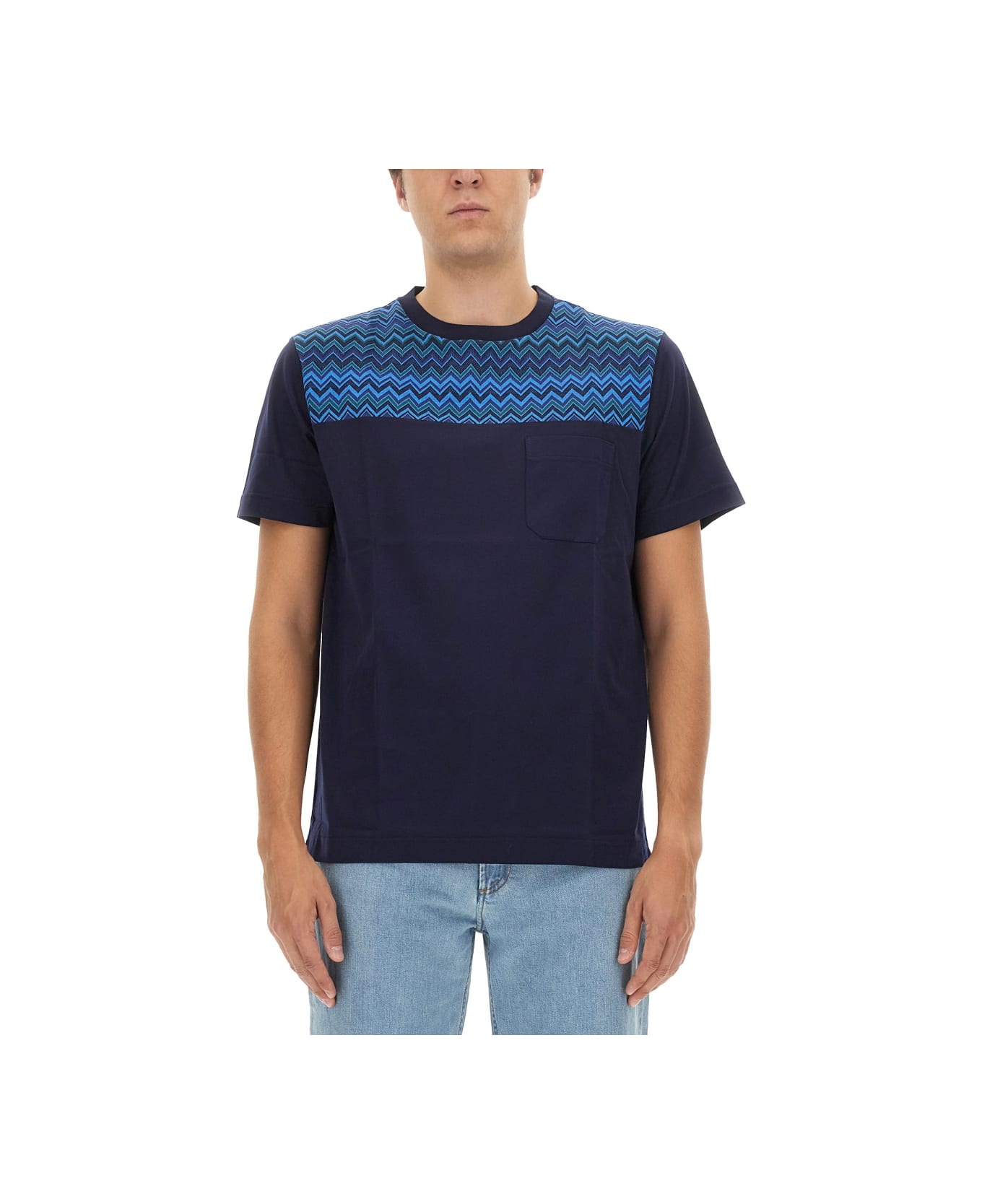 Missoni Jersey T-shirt - BLUE