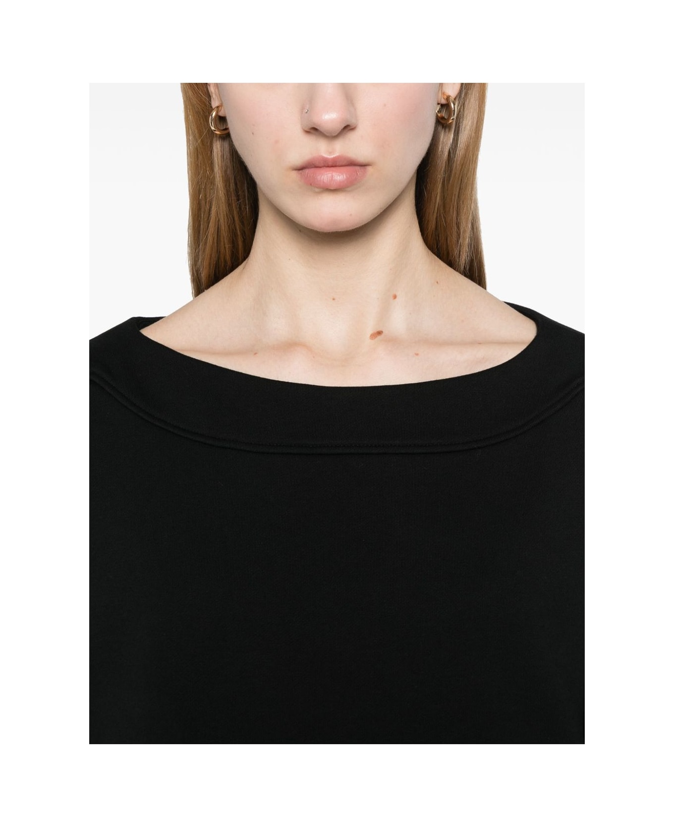 Emporio Armani Organic Cotton Sweatshirt - Black