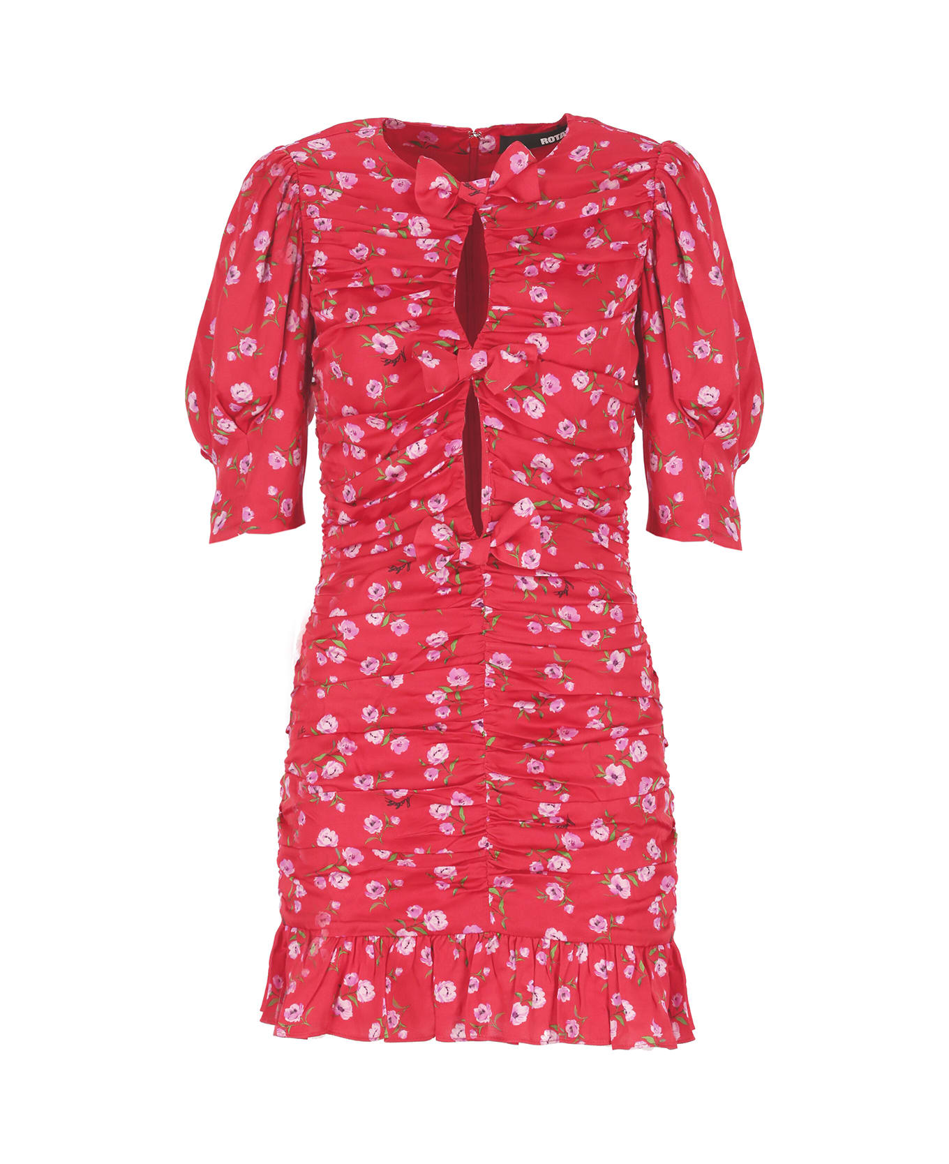 Rotate by Birger Christensen Fitted Mini Dress - Red