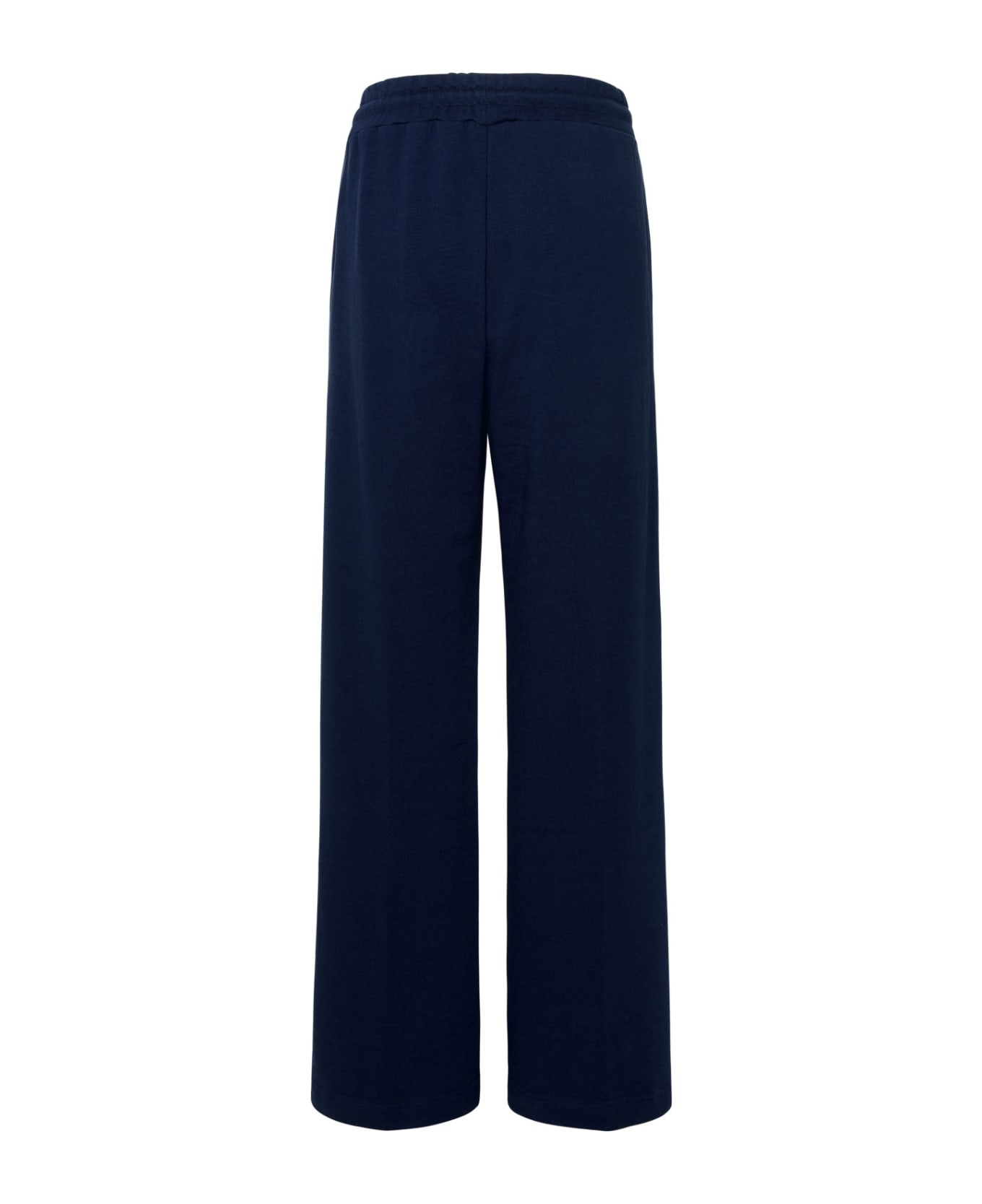 MSGM Blue Cotton Pants - Navy
