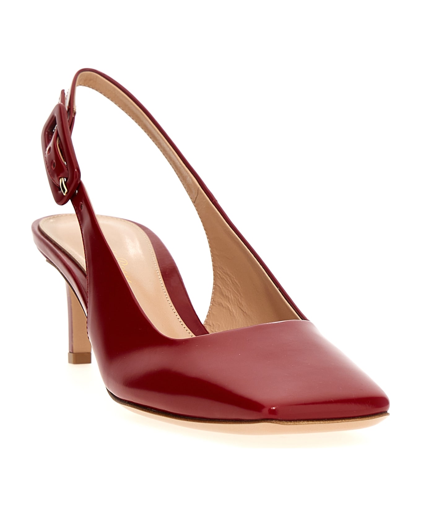 Gianvito Rossi 'ric' Slingbacks - Red