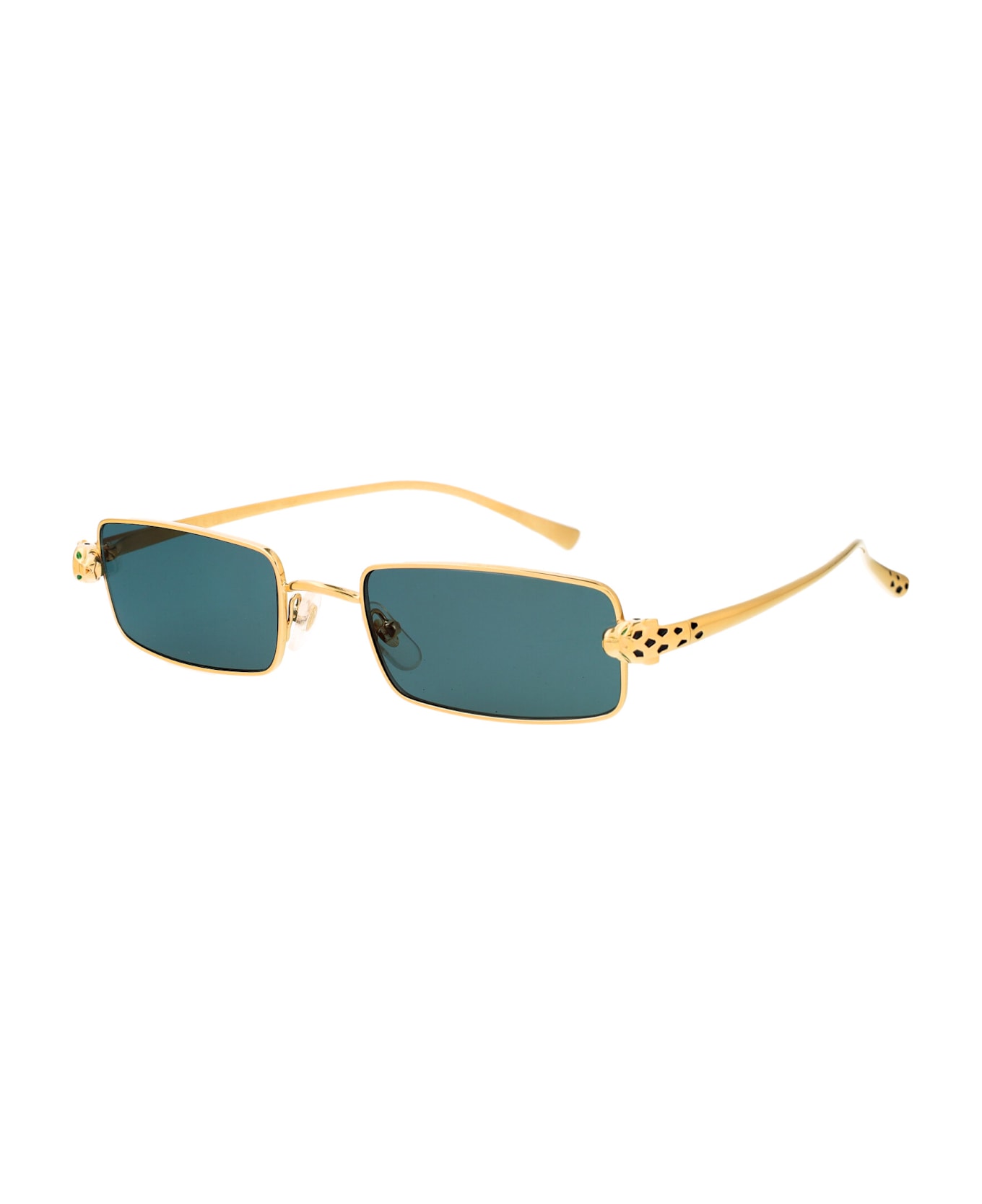 Cartier Eyewear Ct0473s Sunglasses - 003 GOLD GOLD GREEN