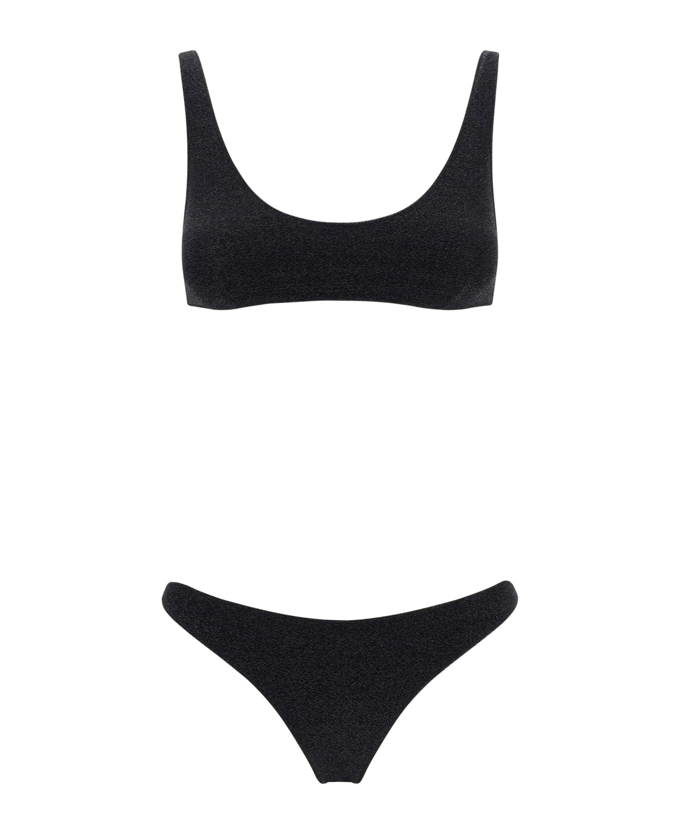 Oseree Lumiere Sporty Swimsuit - Black