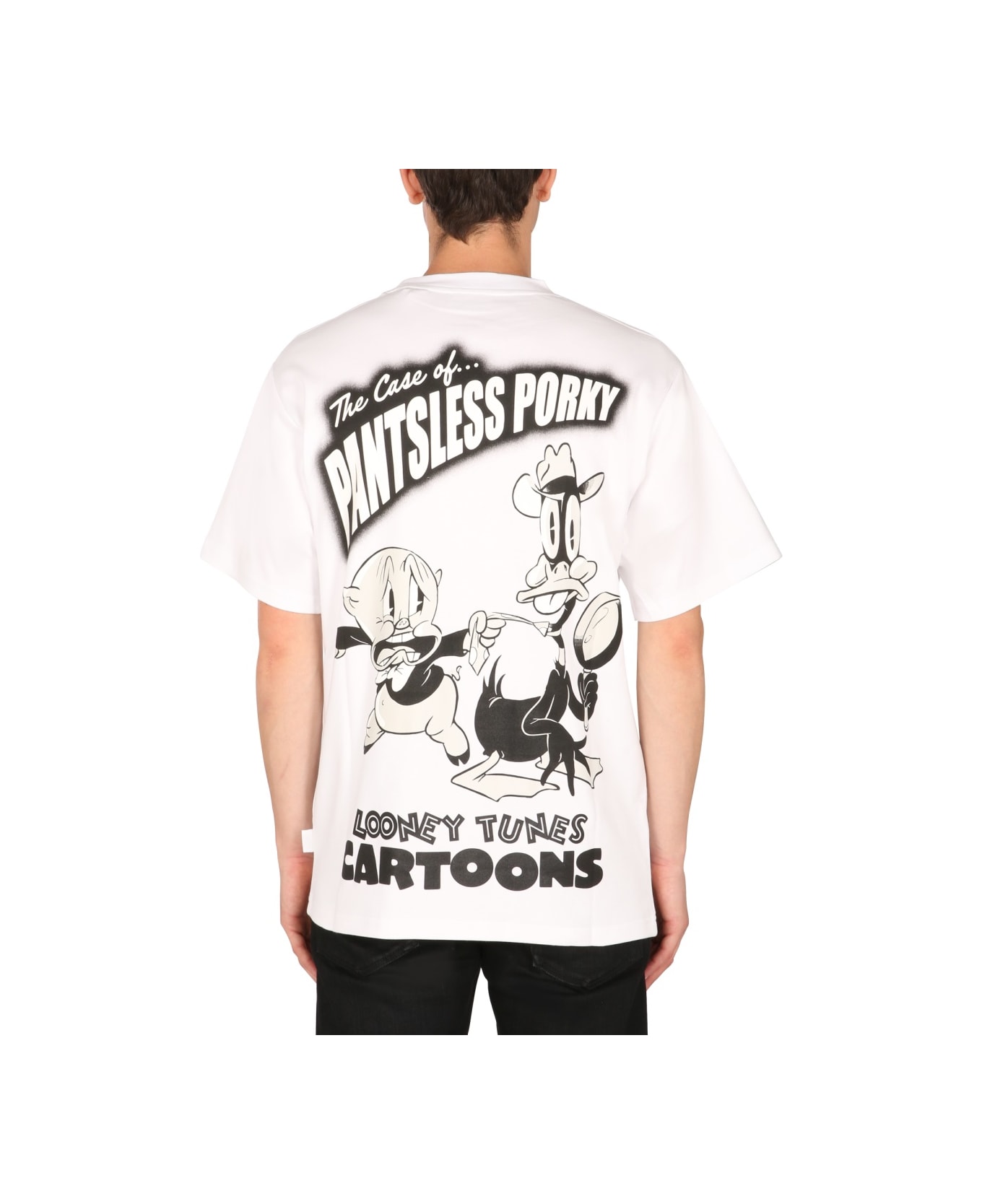 GCDS Looney Tunes Print T-shirt - WHITE