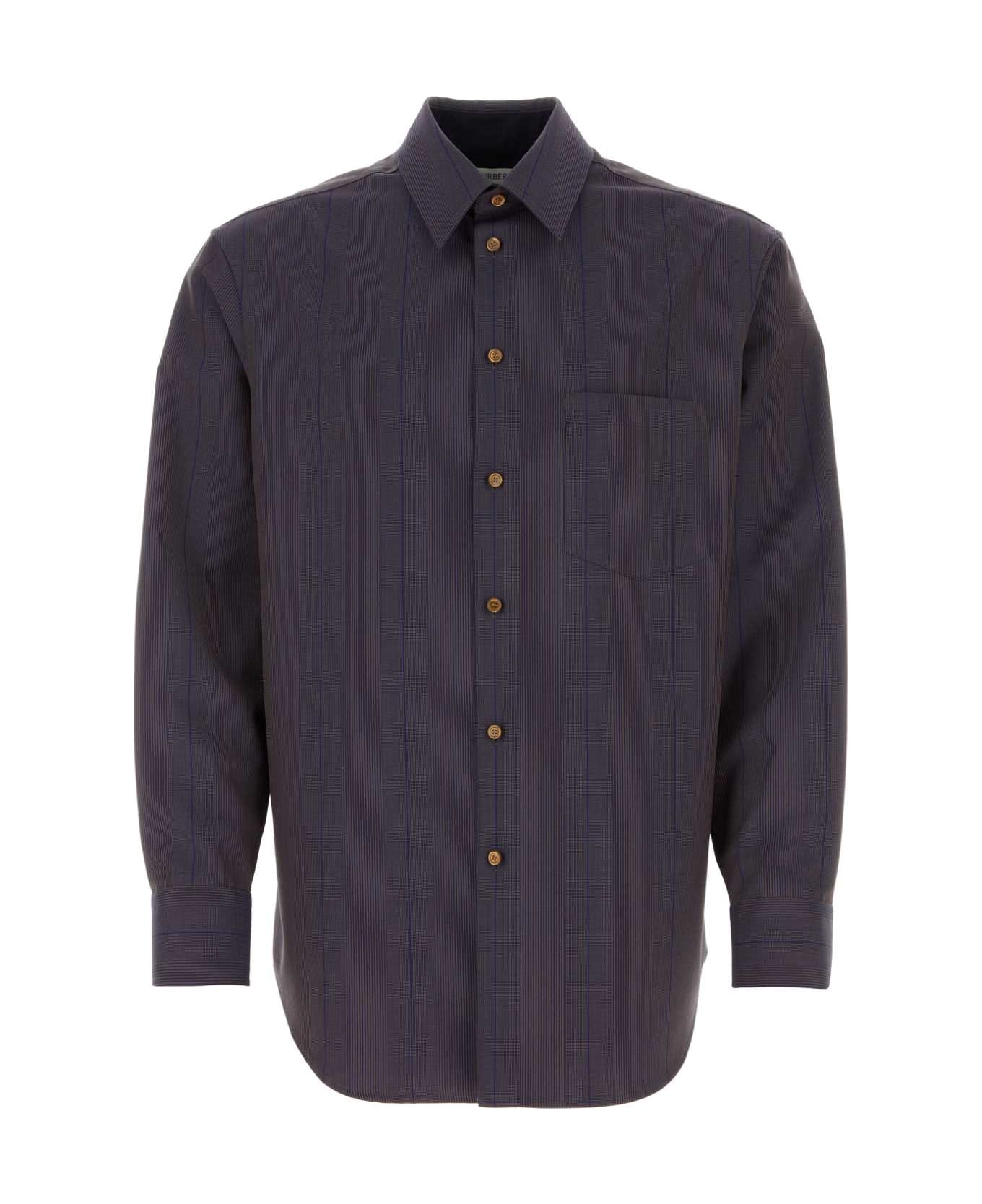 Burberry Embroidered Wool Shirt - BARREL