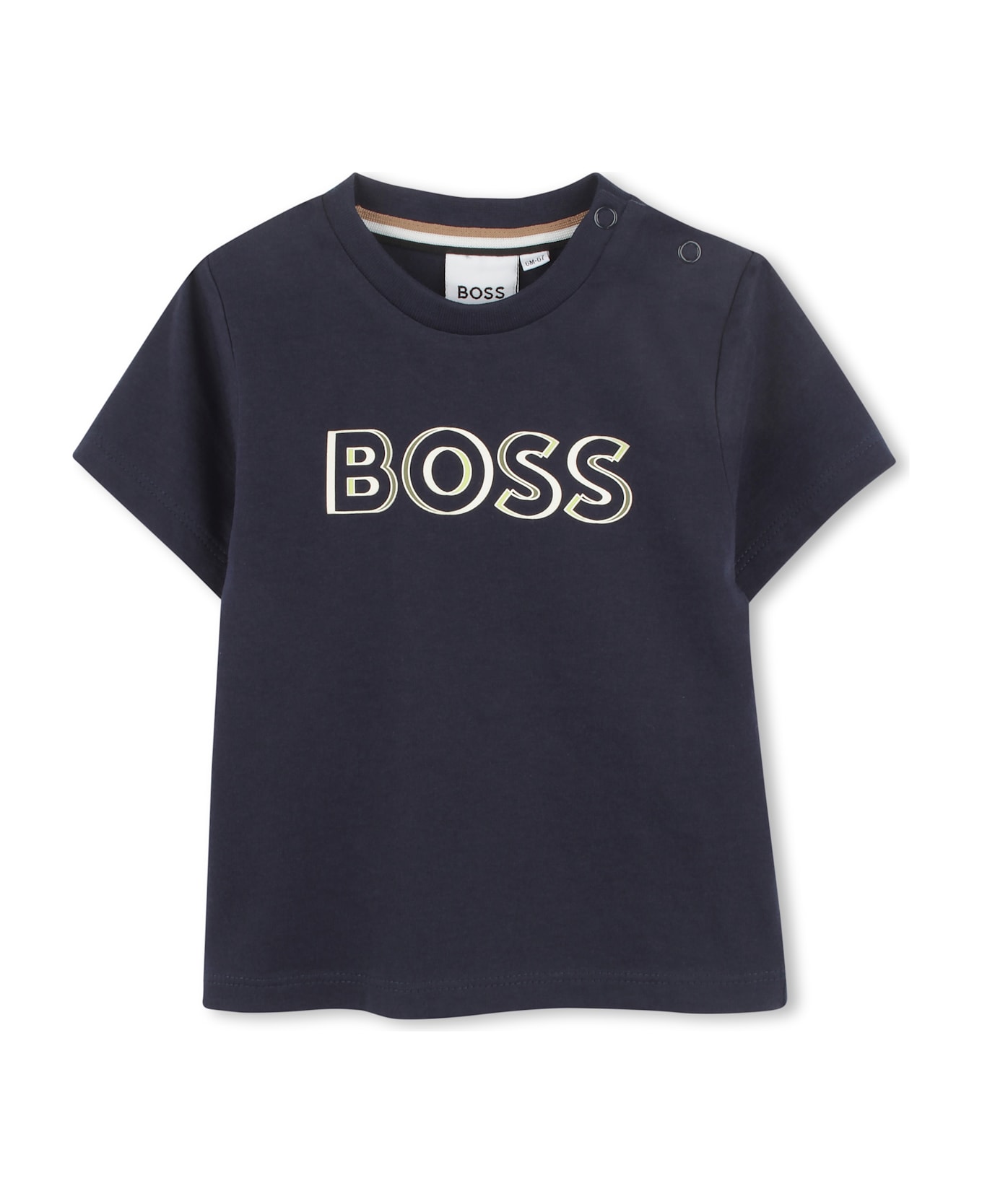 Hugo Boss T-shirt Con Logo - Blue
