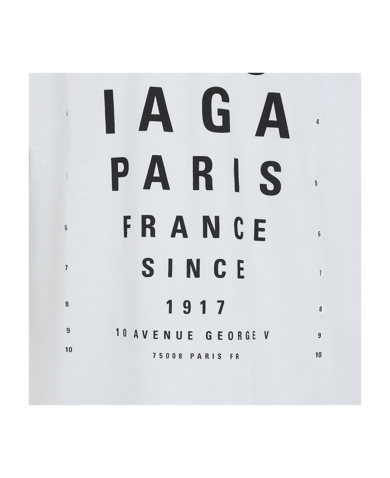 Balenciaga 'optical' T-shirt - Dirty White Black