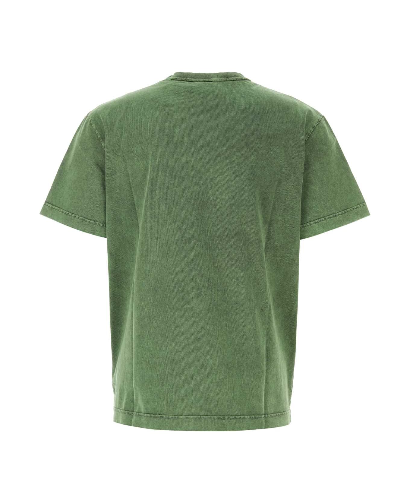 Alexander Wang Green Cotton T-shirt - ACIDFERN