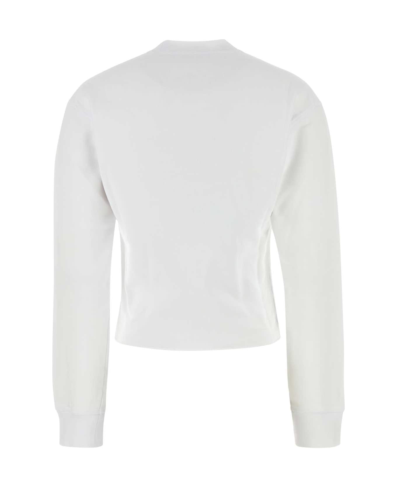 Dsquared2 White Cotton Sweatshirt - White