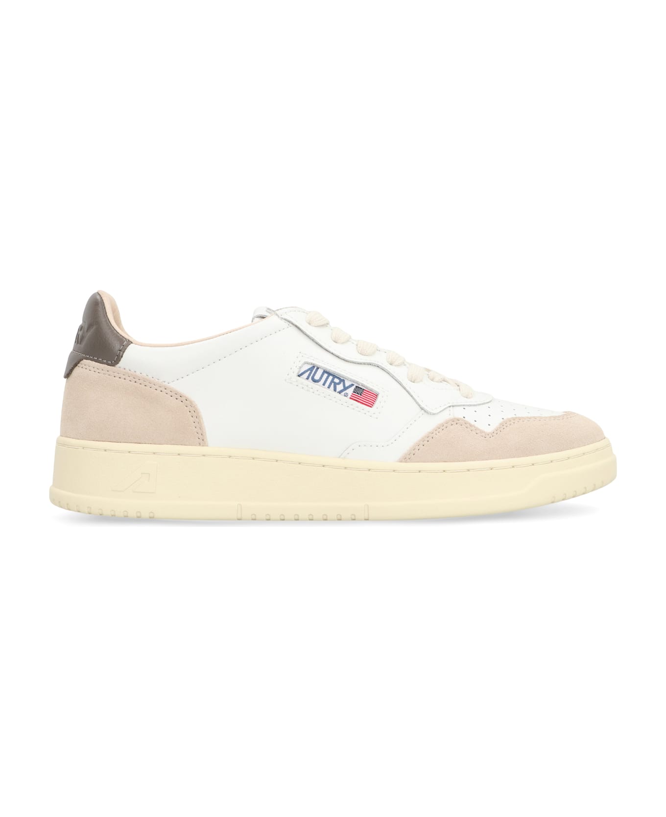 Autry Medalist Leather Low-top Sneakers - White