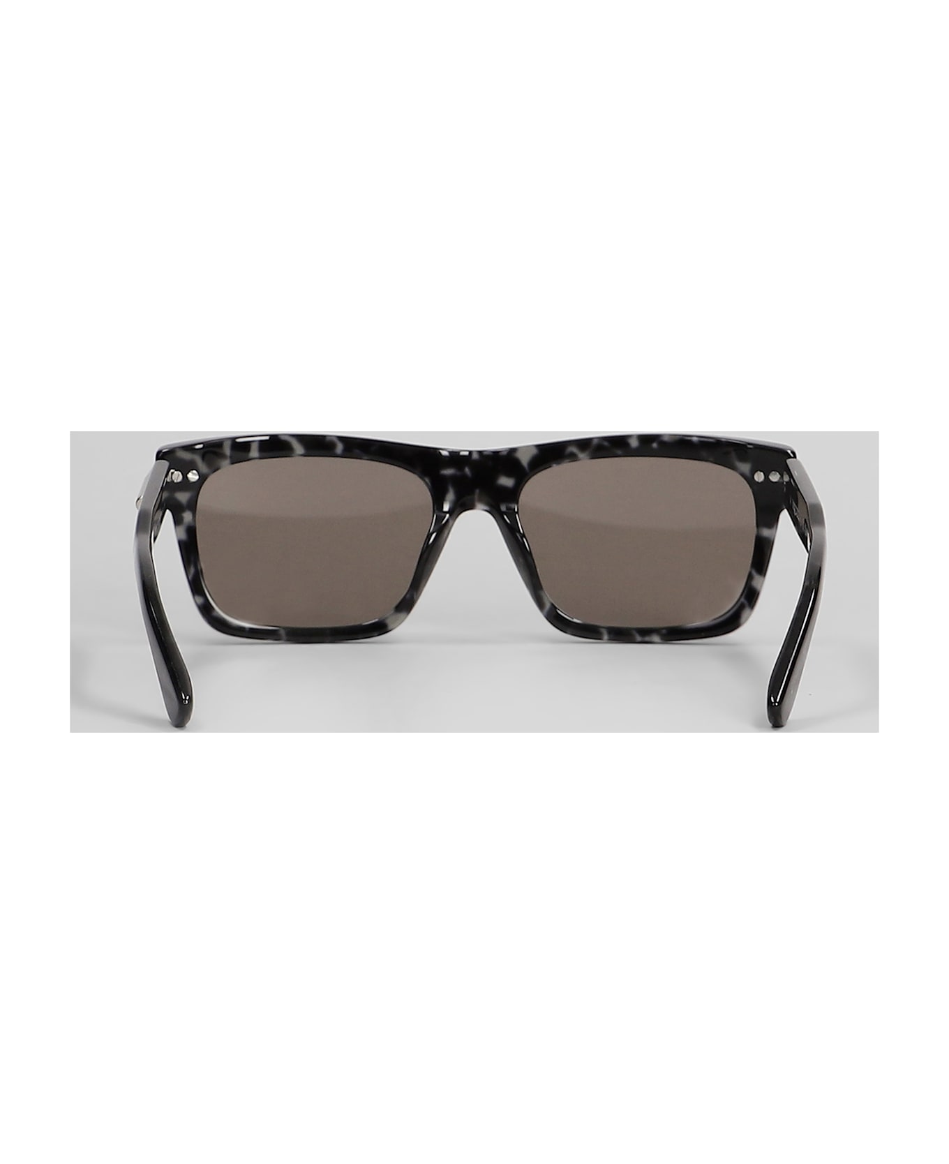 Alexander McQueen Sunglasses In Black Acetate - black